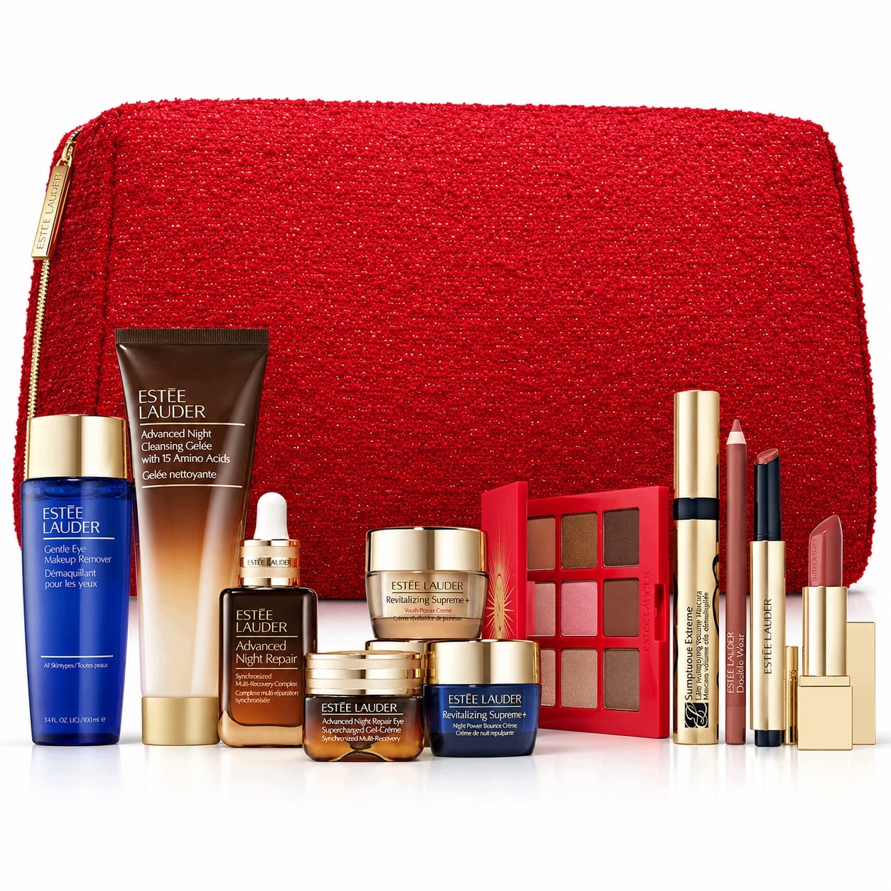 Zestaw Kosmetyków Estée Lauder 12 Produktów Pielęgnacja Makijaż