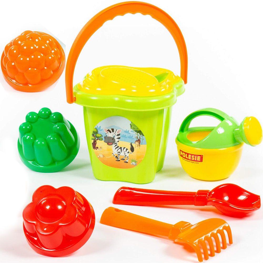 ZESTAW DO PIASKU PIASKOWNICY WIADERKO FOREMKI 8el