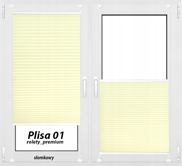 Roleta plisa / plisowana Rolety_Premium 148x100 Marka inna marka