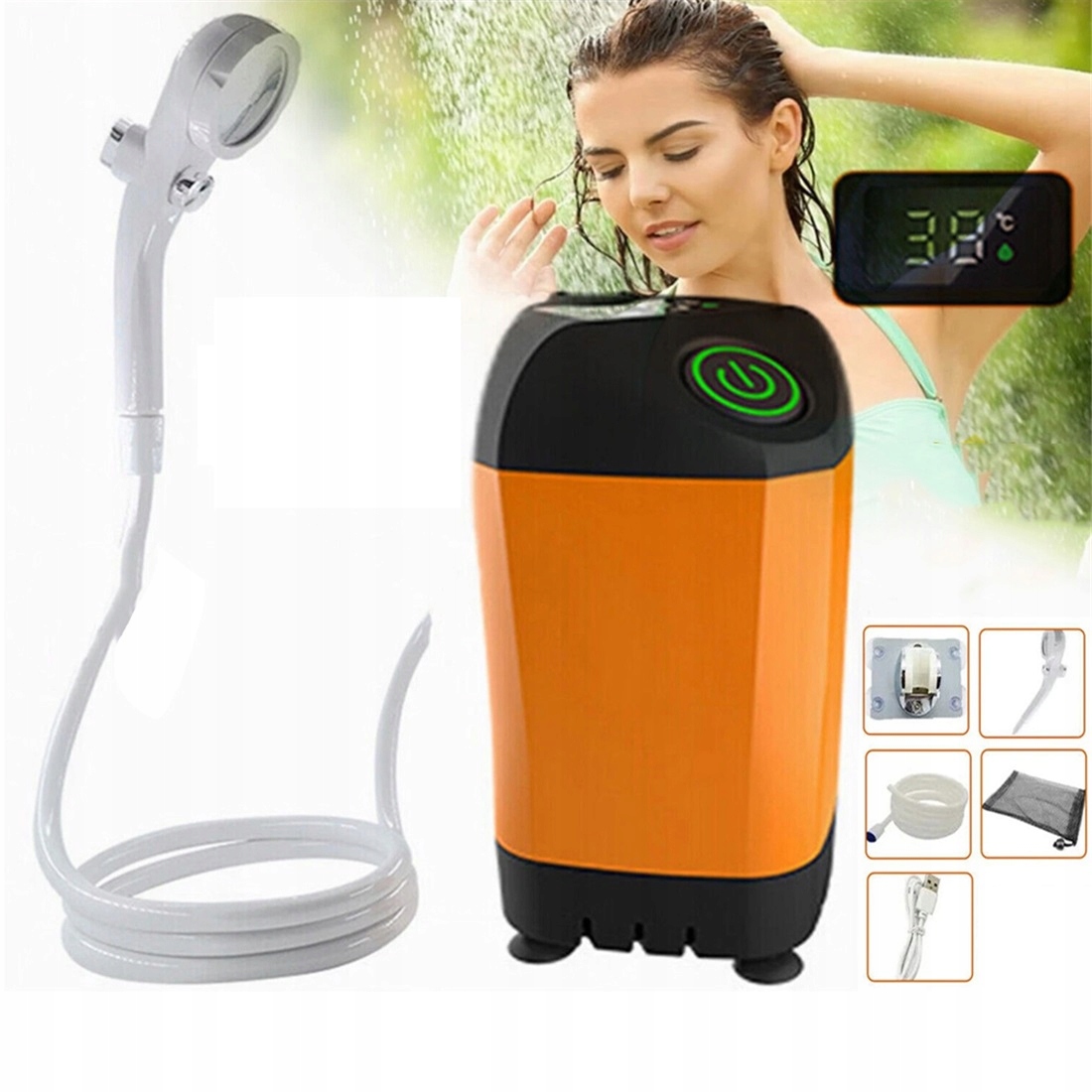 Sprchová Pumpa S Inteligentním Digitálním Displejem IPX7