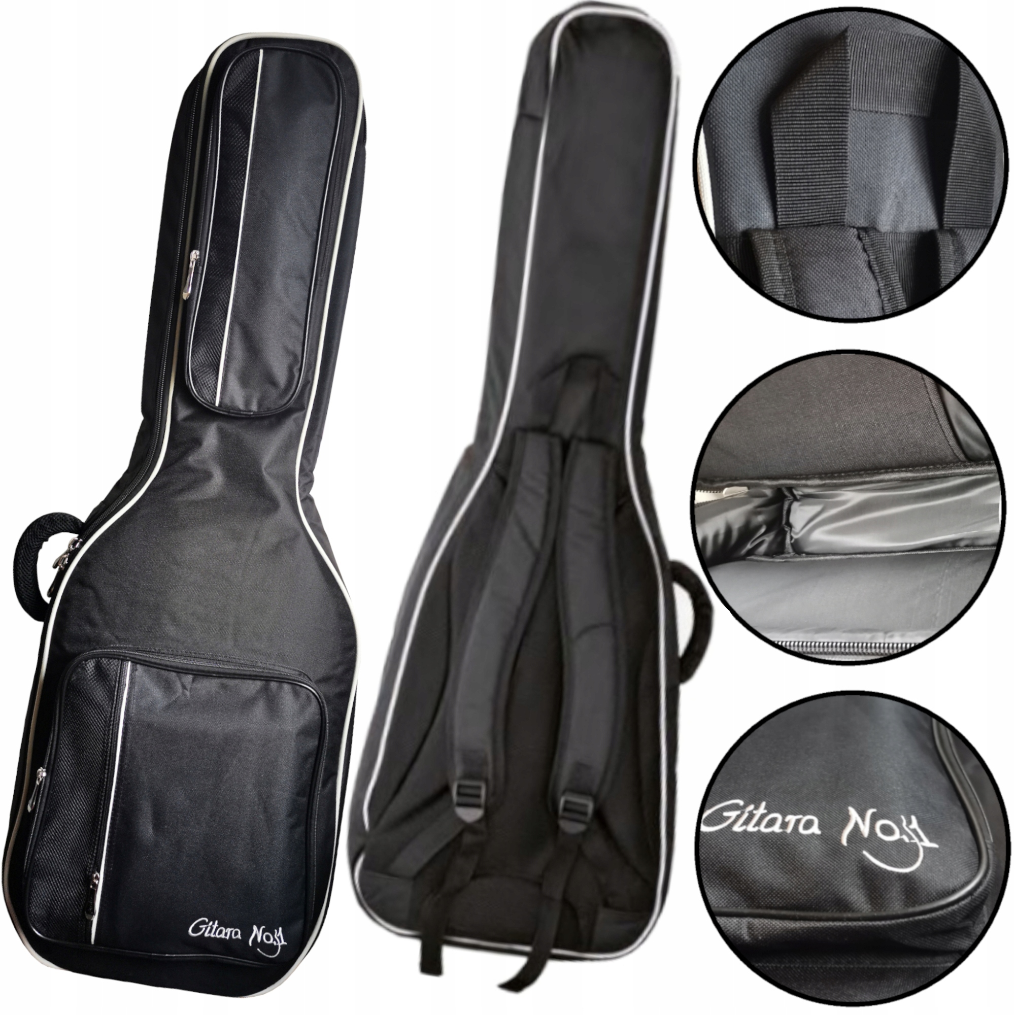 700E Prestige "Gitara No.1" pokrowiec na gitarę elektryczną Pianka 20 mm