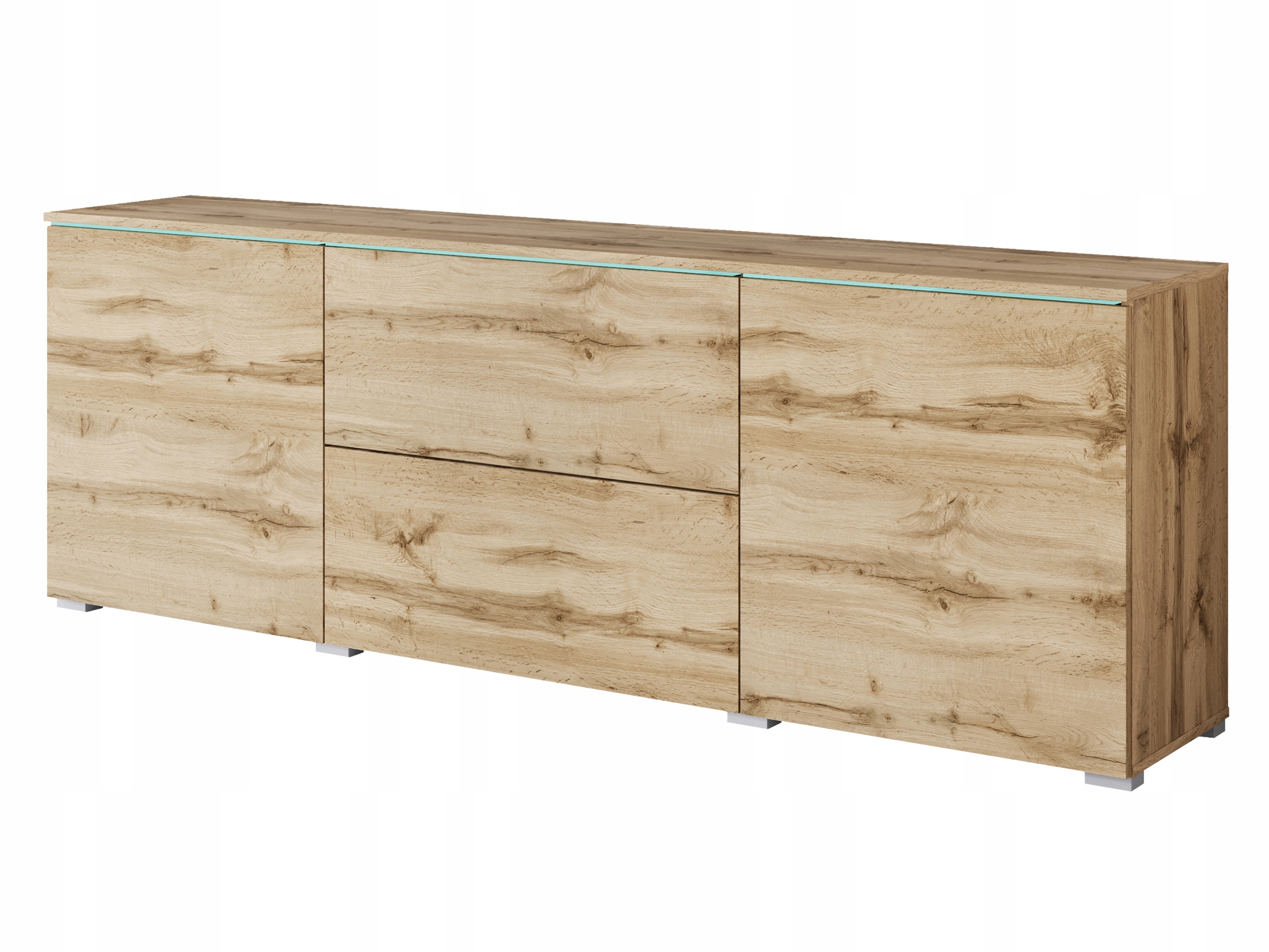 Tv stolek Vera, Rtv skříňka 180 cm, police pod Tv, Rtv komoda