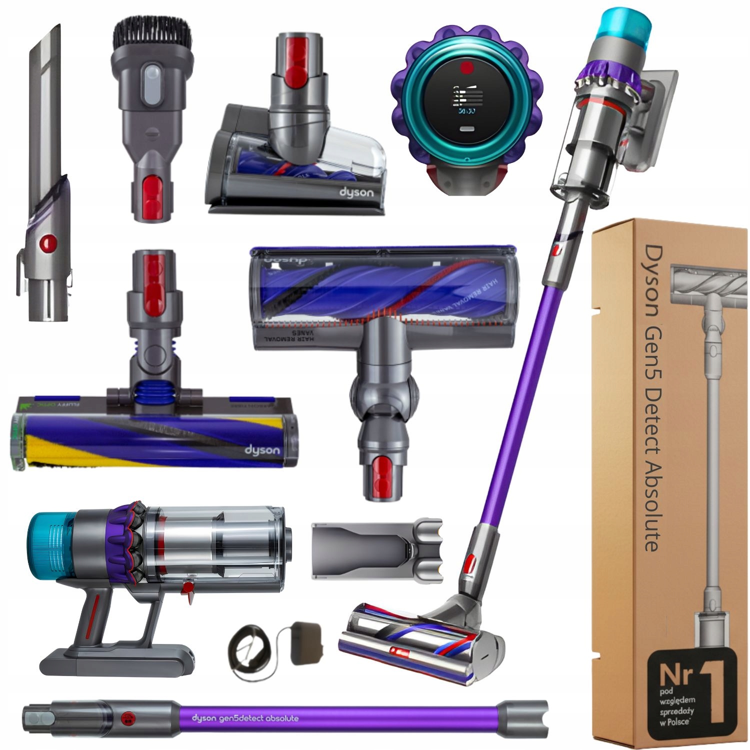 Odkurzacz Dyson bezprzewodowy pionowy Gen 5 Detect 752W