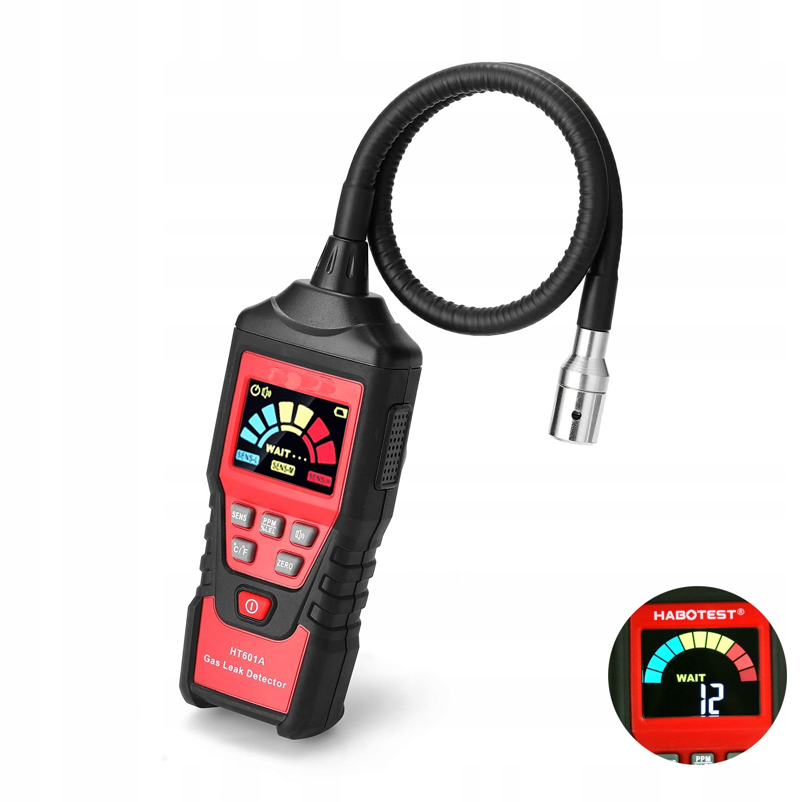 Detektor Úniku Plynu Alarm HT601A Metan