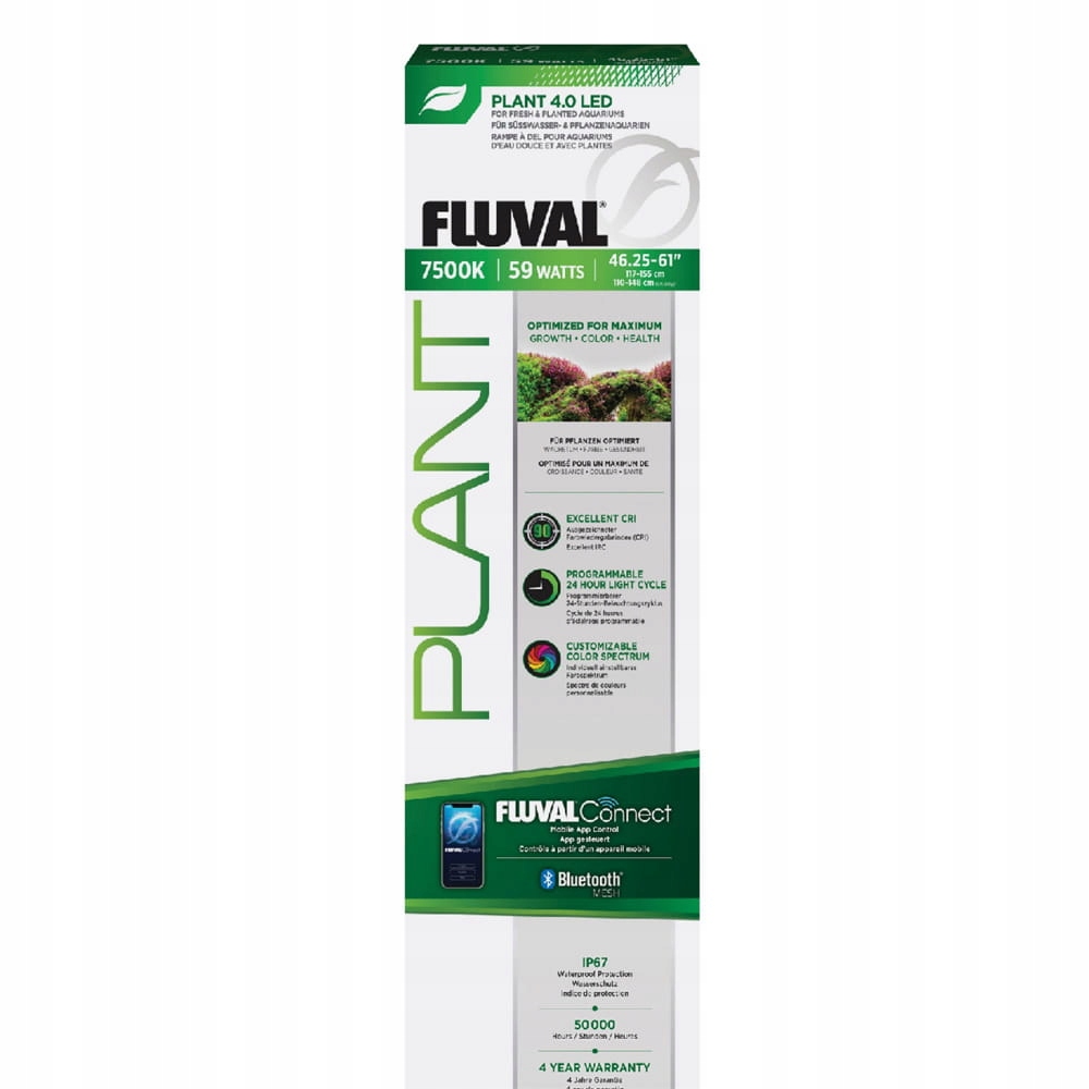Levně Fluval Plant 4.0 Led 59W Bluetooth tyč pro akvárium 117,5-155,1 cm