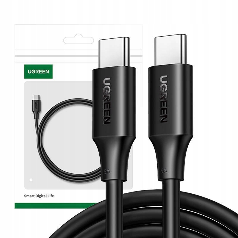 

Ugreen Kabel Usb-c do Usb-c 1m 100W 5A 480Mbps Tpe