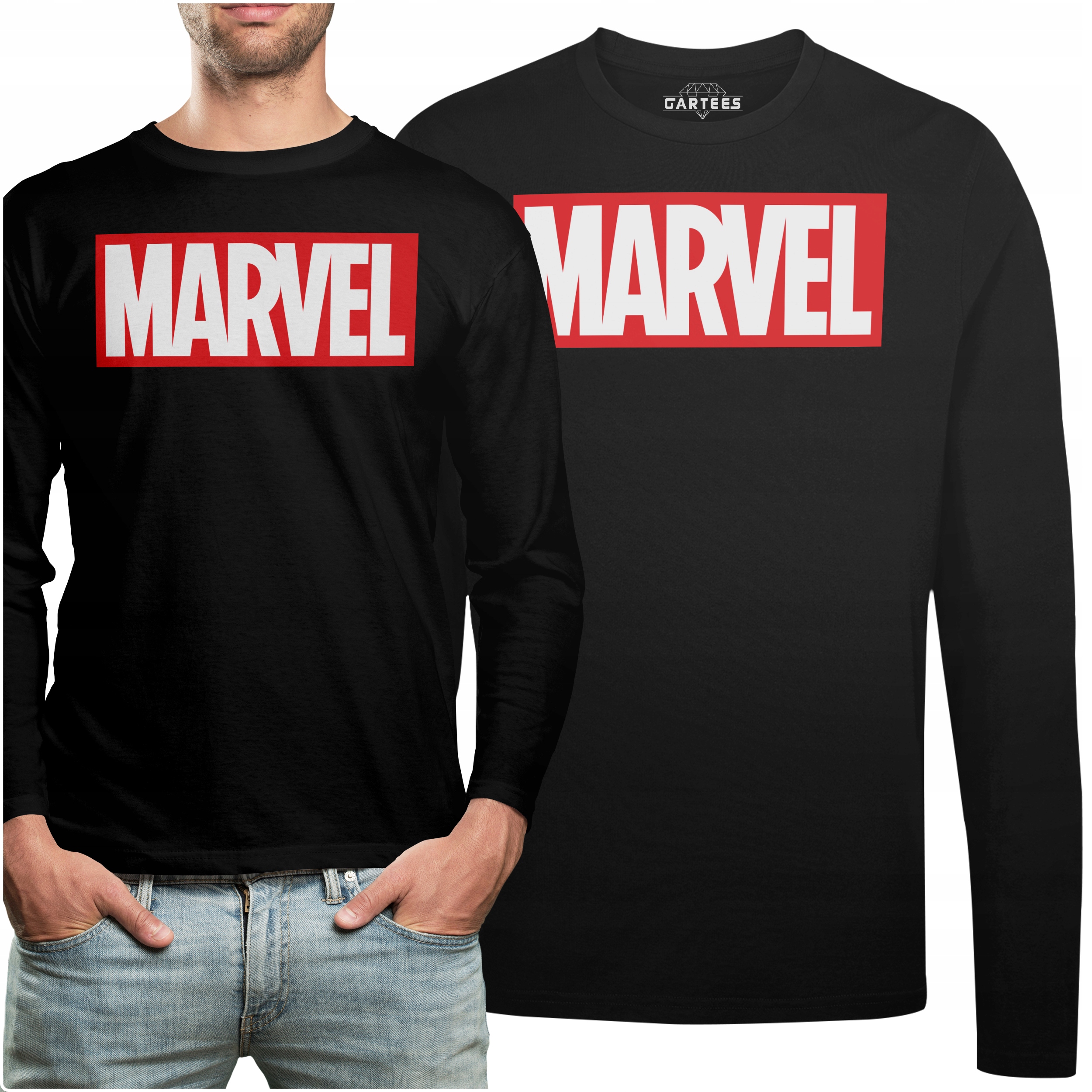 

Koszulka Long Super Upominek Logo Marvel