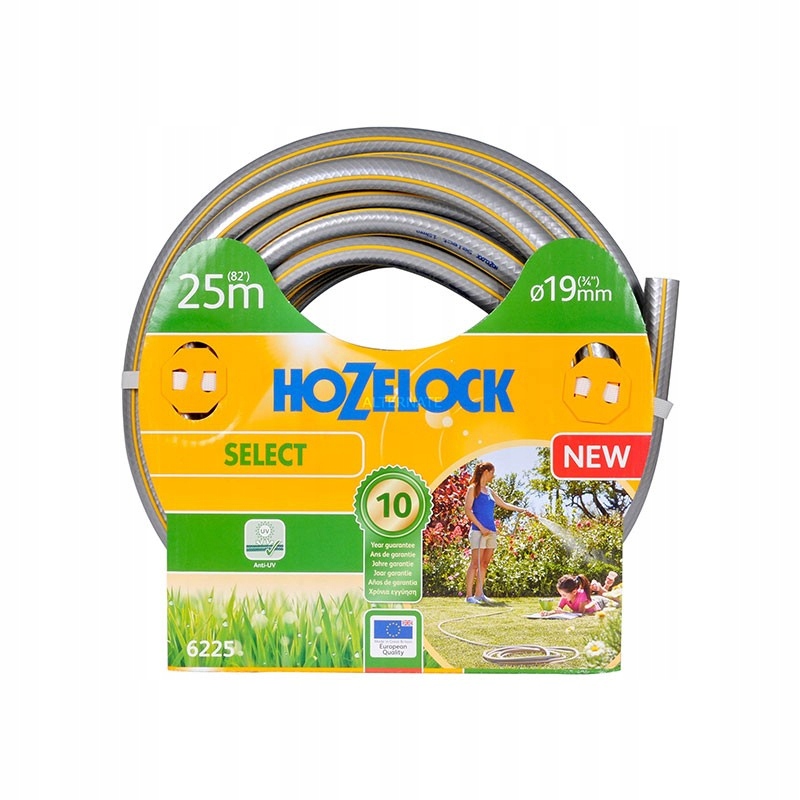 Hozelock 6225P0000 wąż ogrodowy 25 m Szary, Żółty Pcw