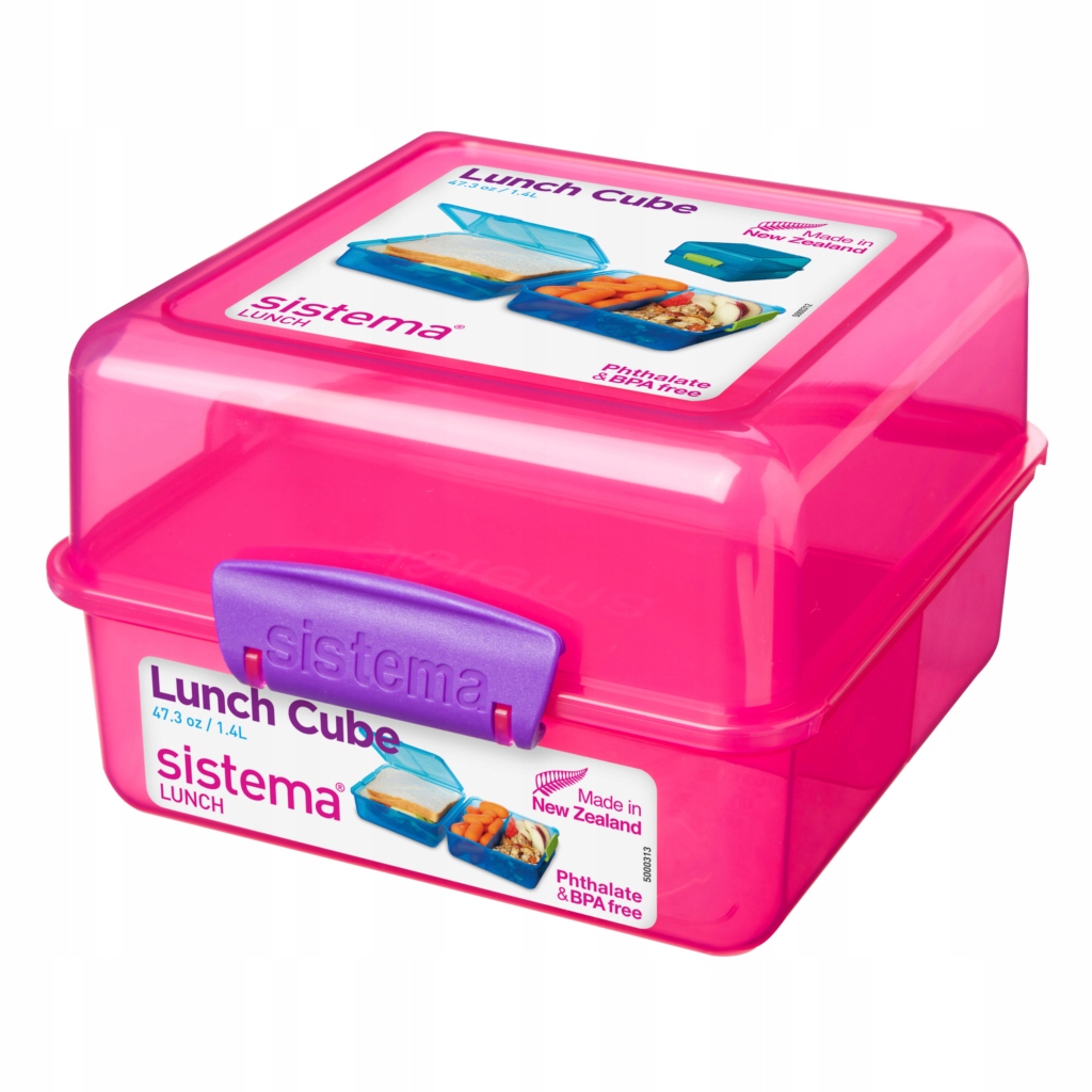 Sistema pojemnik lunchbox kostka 1400ml kolormix