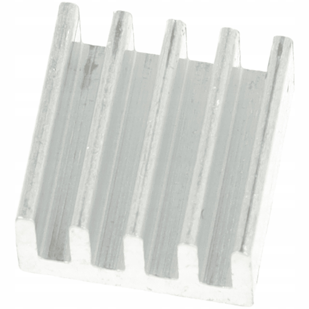 Radiator aluminiowy 9 x 9 x 5 mm - niski 3 sztuki