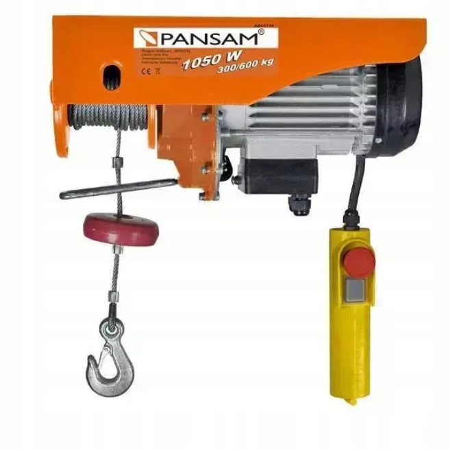 Elektrický lankový navijak 300/600 kg 1500 W