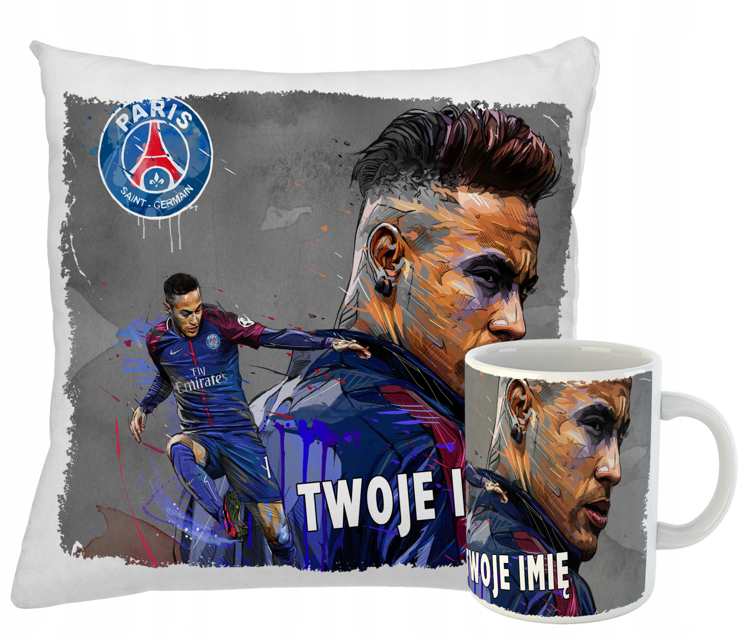

Zestaw Fana Neymar Kubek Poduszka różne