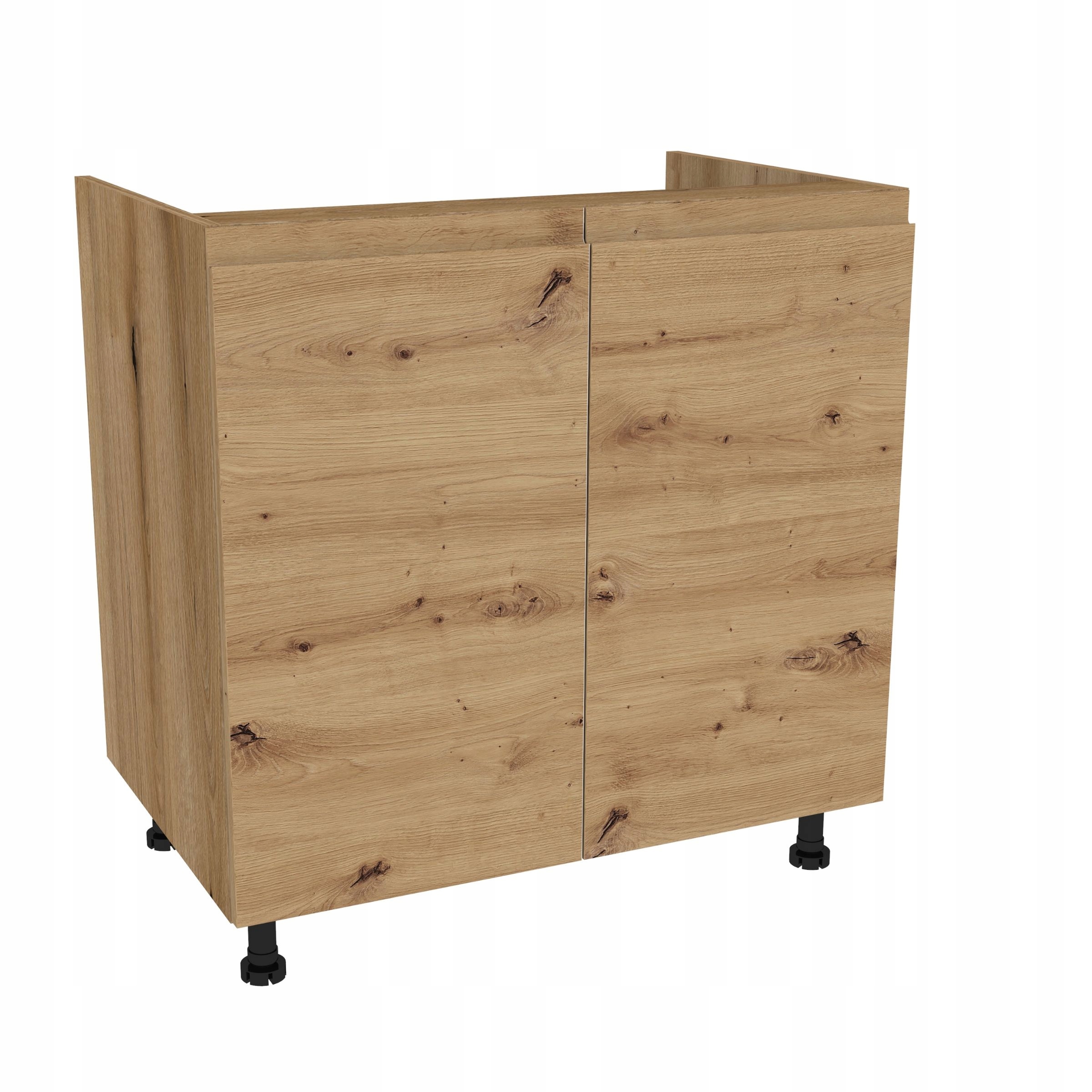 Spodní skříňka pod dřez 80 Frezo Dub Evoke přední Bezúchytkový dub Artisan