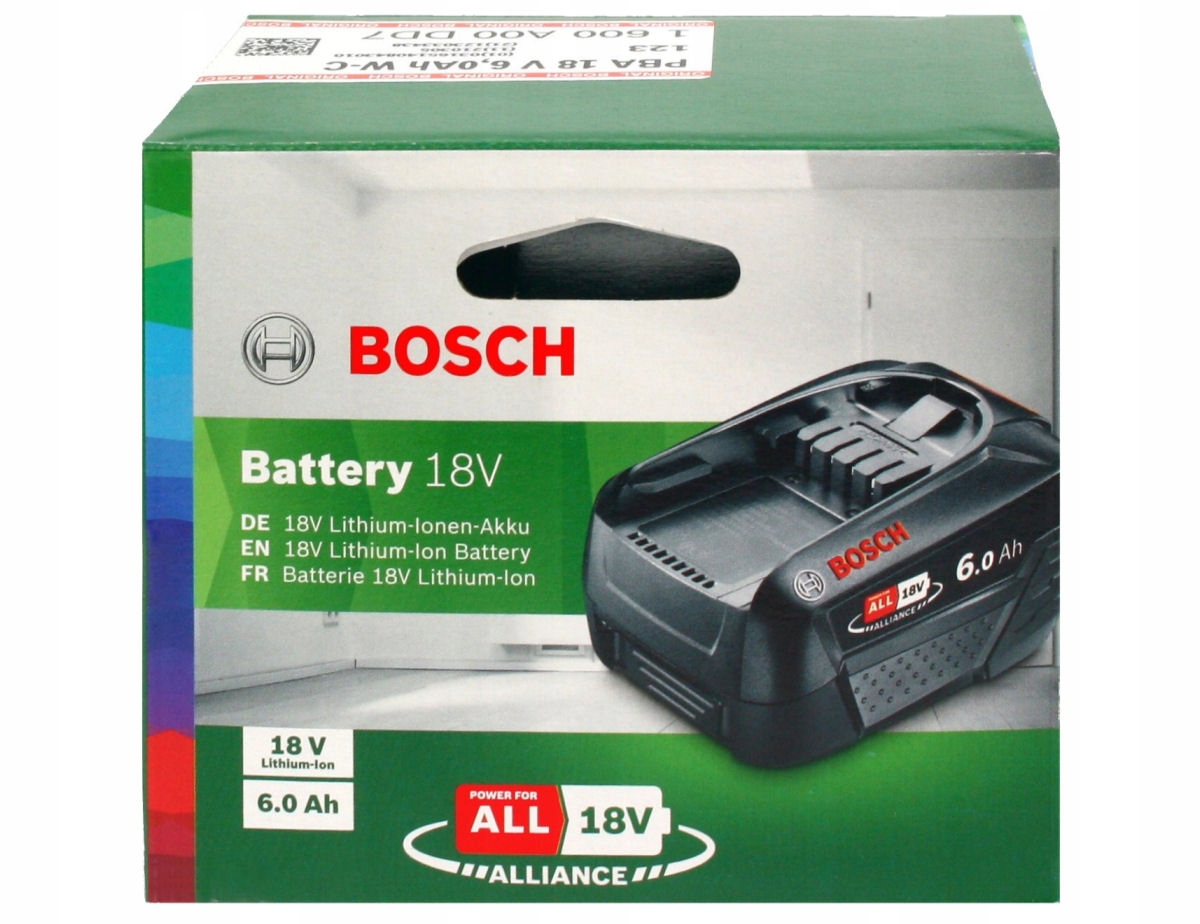 Bosch Home and Garden Akku-Paket PBA 18 V 6,0Ah W-C : : High-Tech