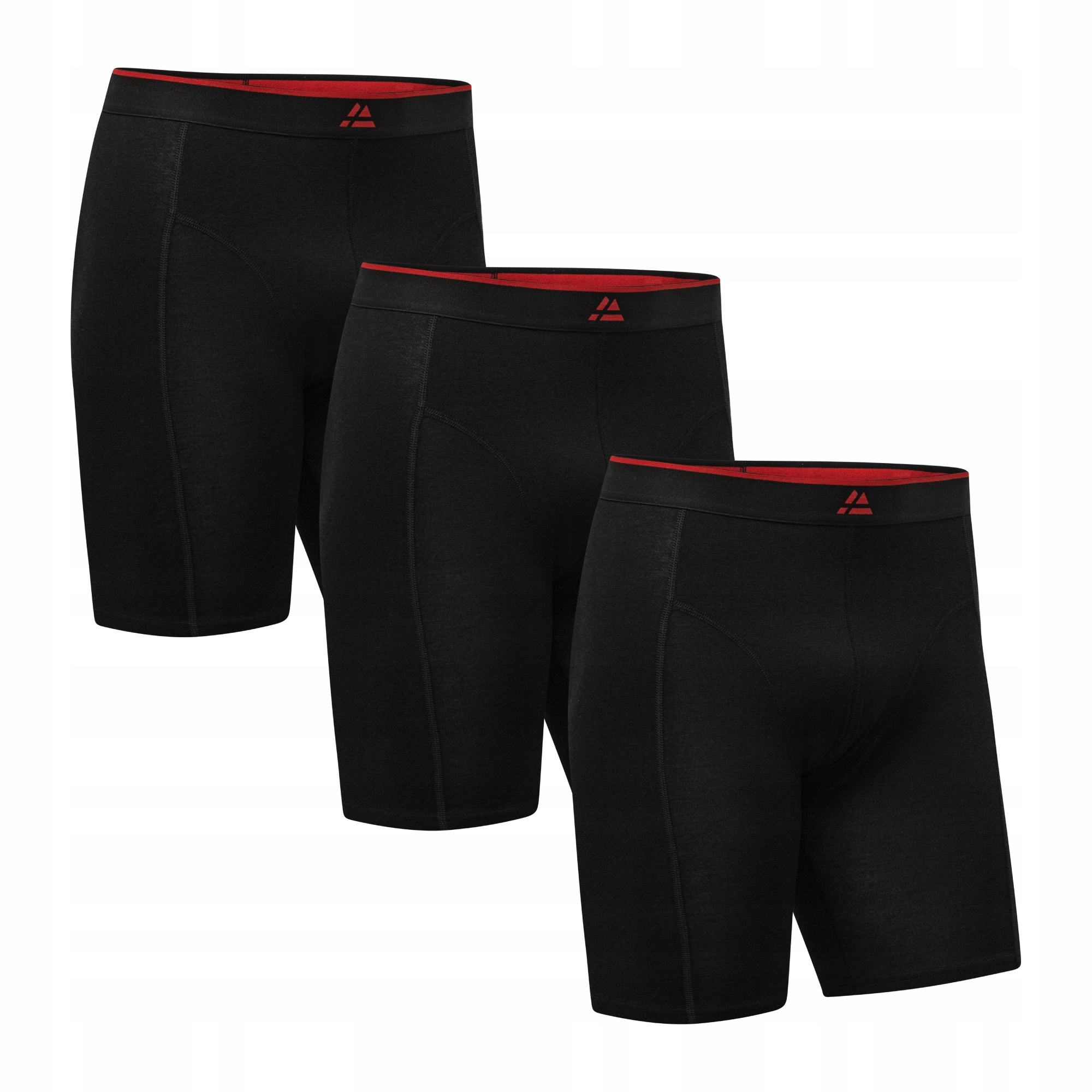 Dlouhé bambusové boxerky Danish Endurance Pánské spodní prádlo 3-balení XXL