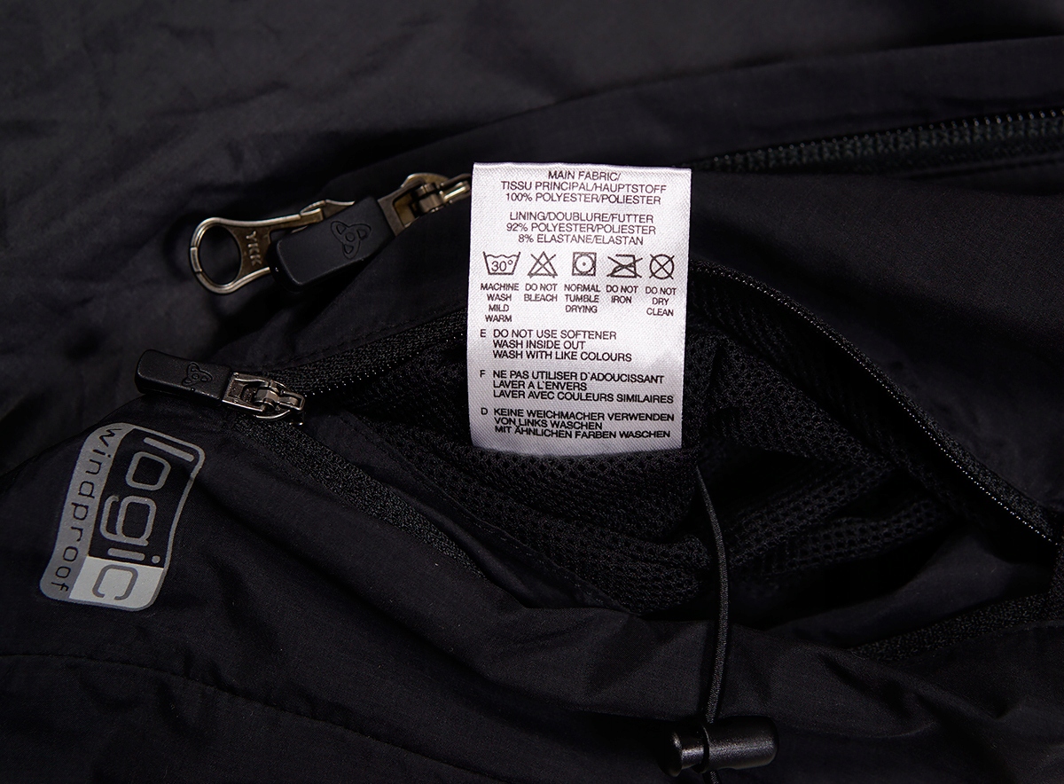 NOWA ODLO_ KAMIZELKA TREKKINGOWA _ XS _ WOMEN _ 100% POLIESTER _ WINDPROOF Materiał dominujący poliester