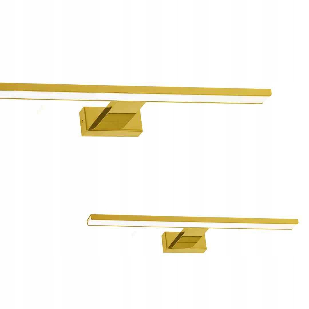 Nástenná lampa Shine Gold Milagro 80 cm 15 W Led zlatá