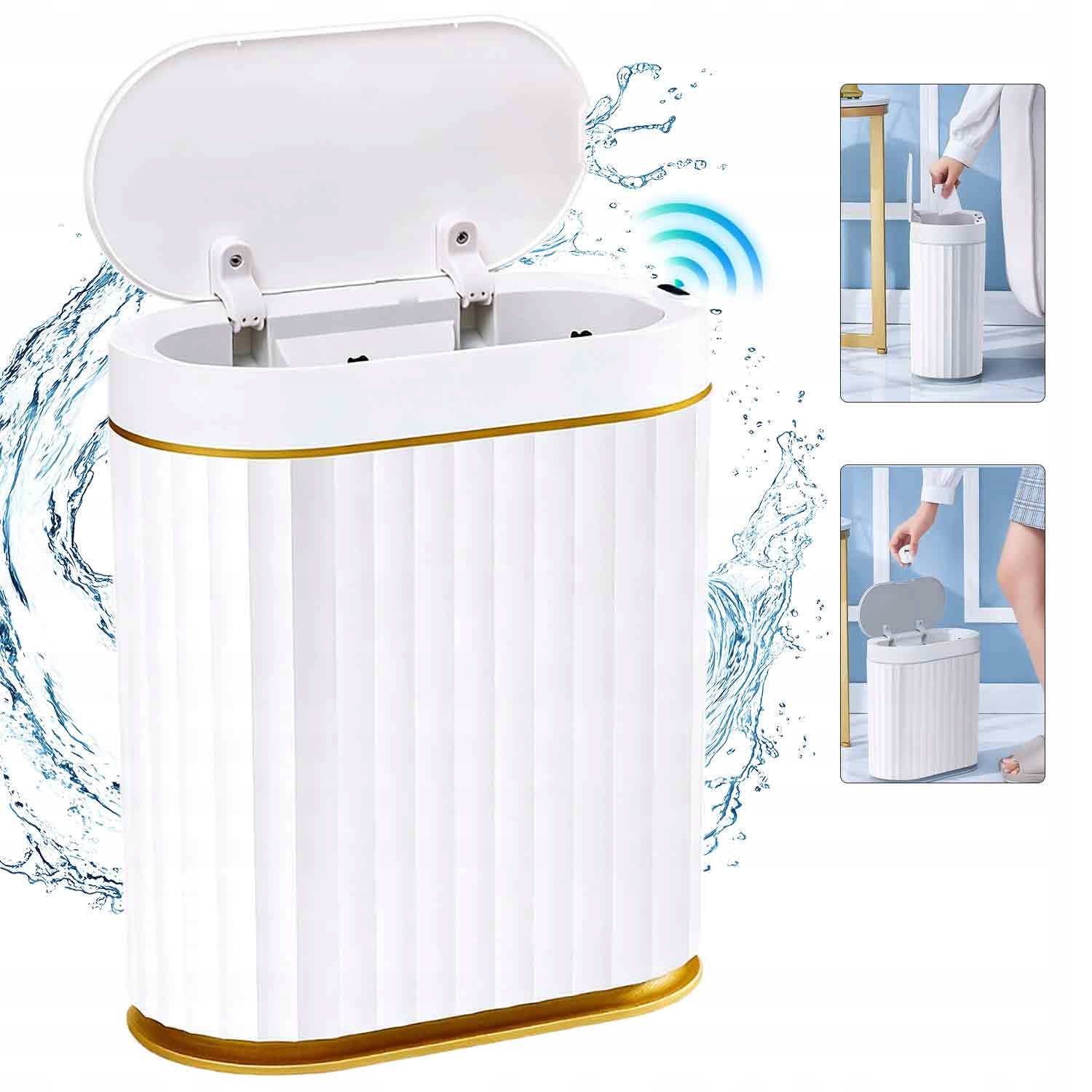 odpadkový koš s bezdotykovým senzorem, automatický, 7 l, inteligentní pro domácnost