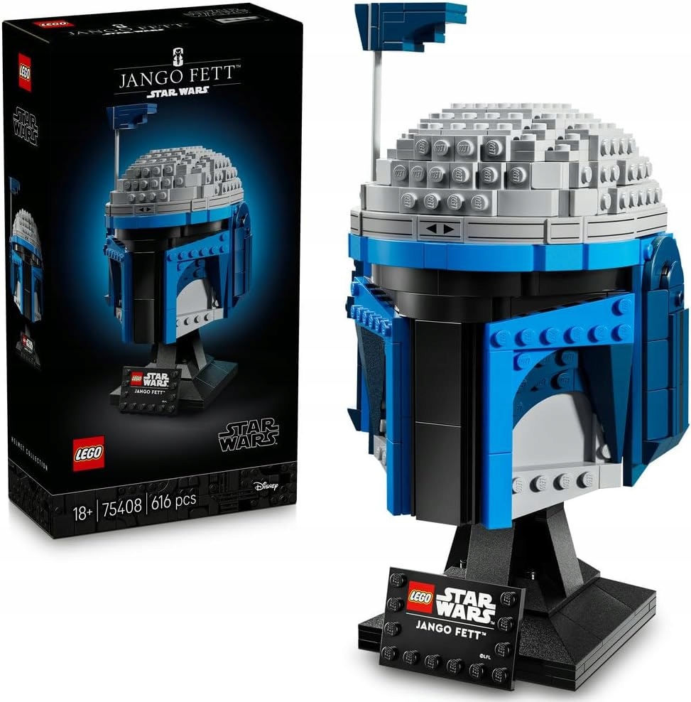 Lego Star Wars Přilba Jango Fetta, sada pro dospělé, sběratelský model