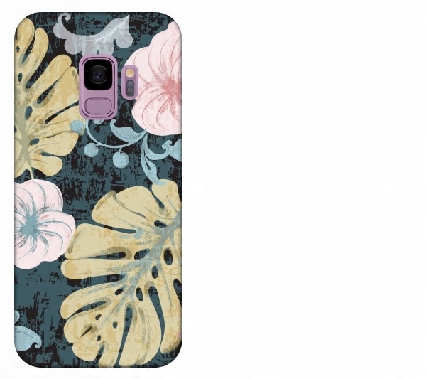 

Etui pokrowiec Samsung Galaxy S9 Liscie tropikalny