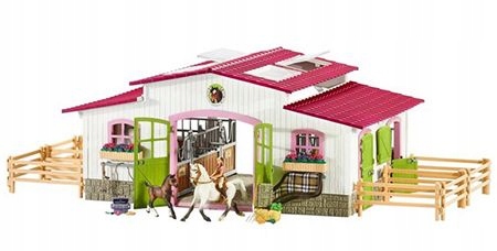 

Schleich 42344 Stajnia Biało-Różowa z Akcesoriami