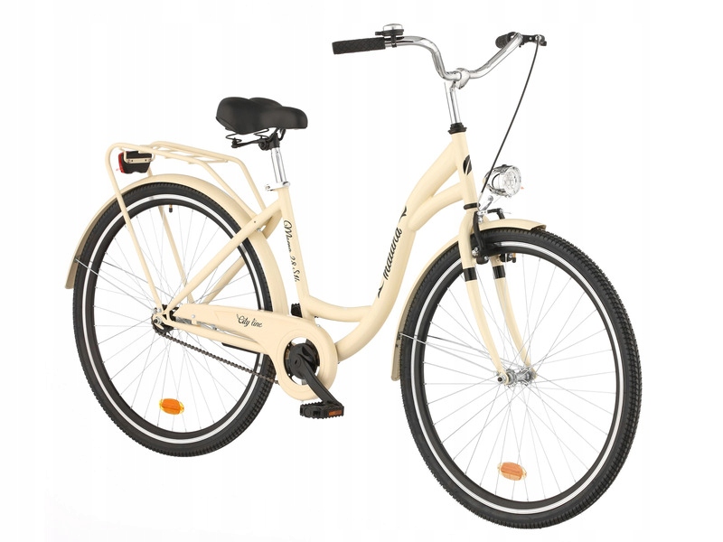 Rower miejski Indiana Moena S1B 28 cali damski Cappuccino