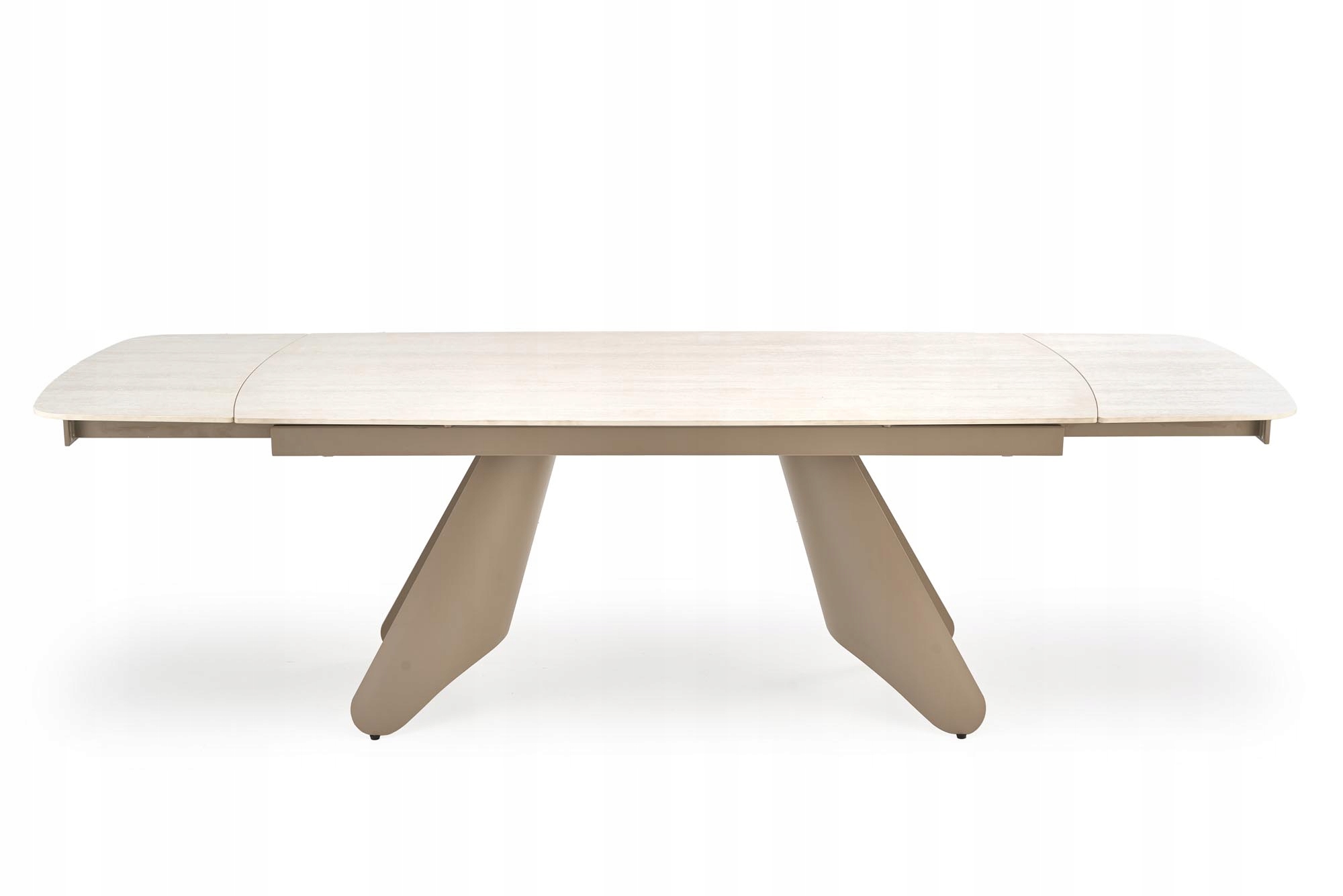 Stół prostokątny rozkładany, beżowy do salonu jadalni Salix 180-260 cm
