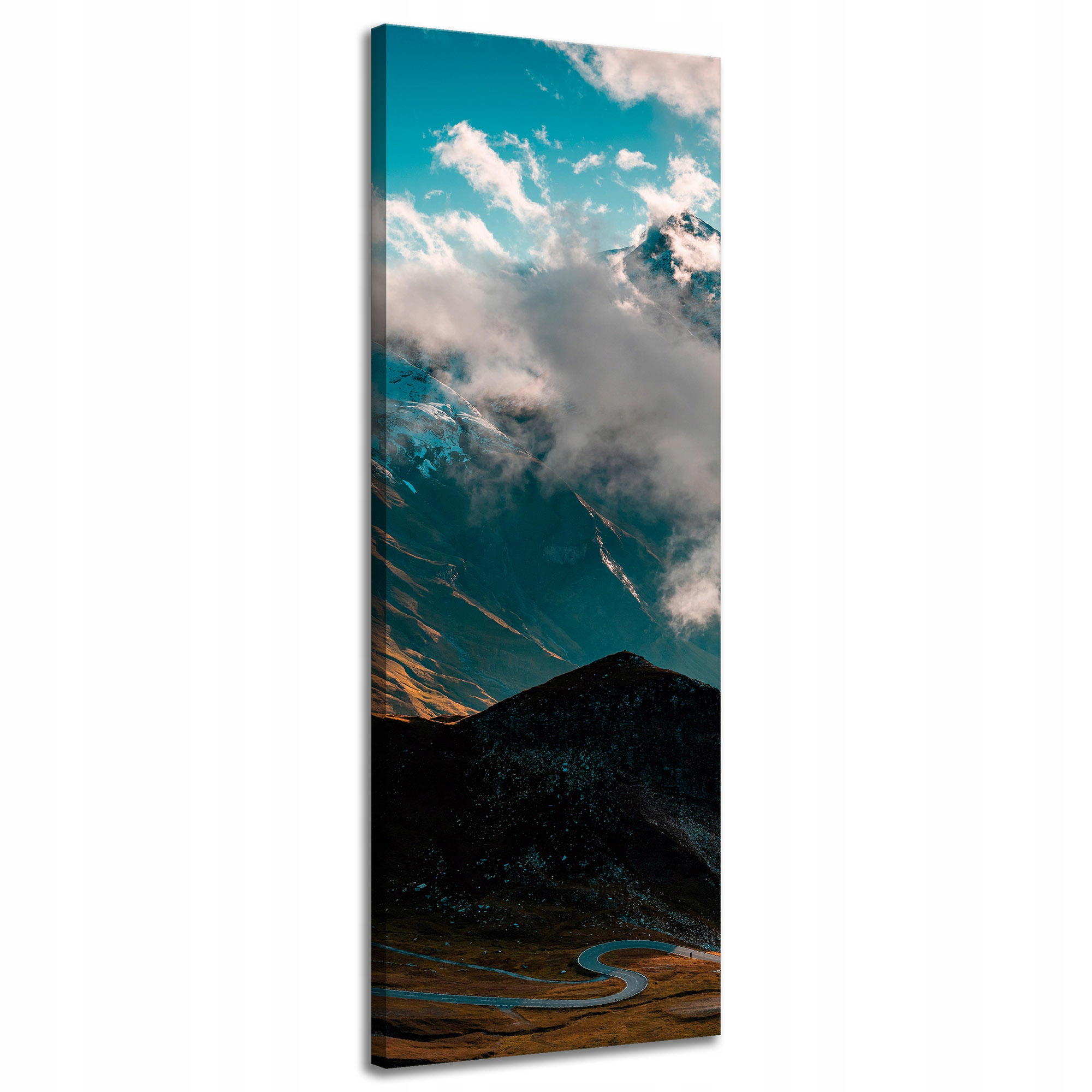 Obraz na plátně Sněžné hory Vrcholy mraků Příroda 40x120 cm