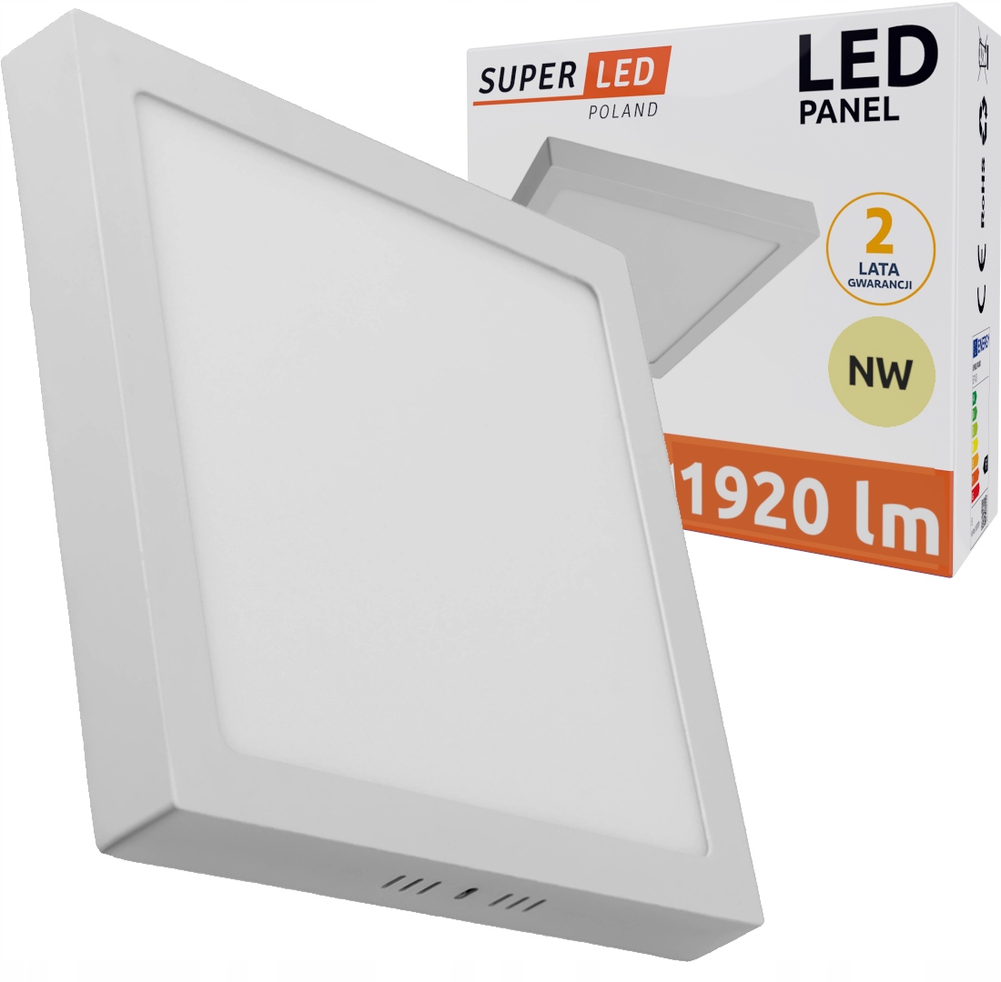 

Panel Plafon Led Natynkowy 24W CCD Niemrugający