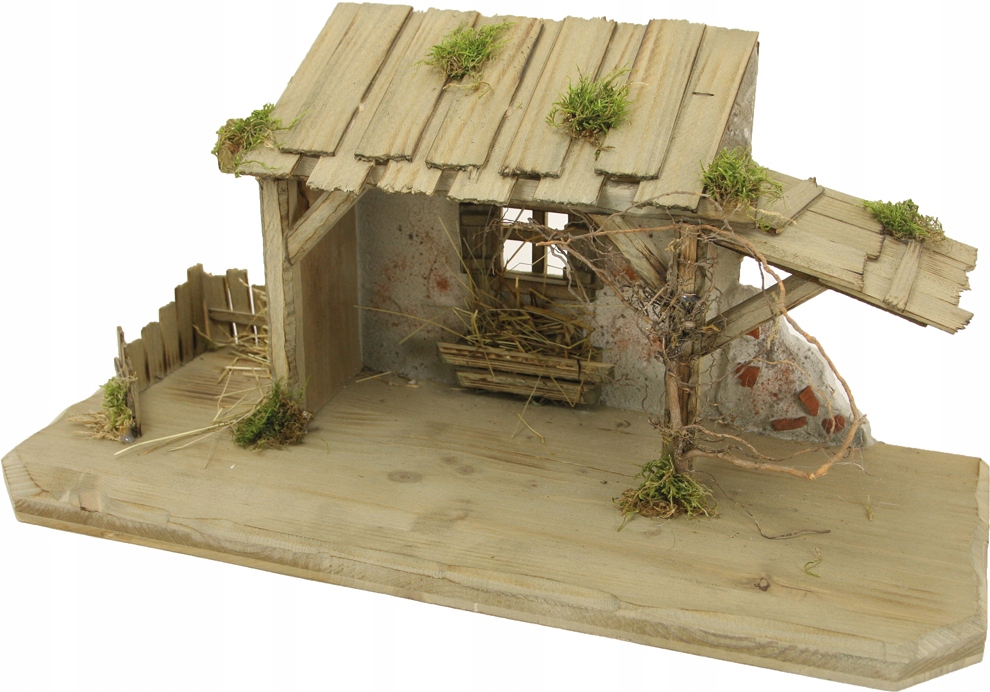 Vianočný Betlehem 50x20x23,5 cm na figy 9-11 cm