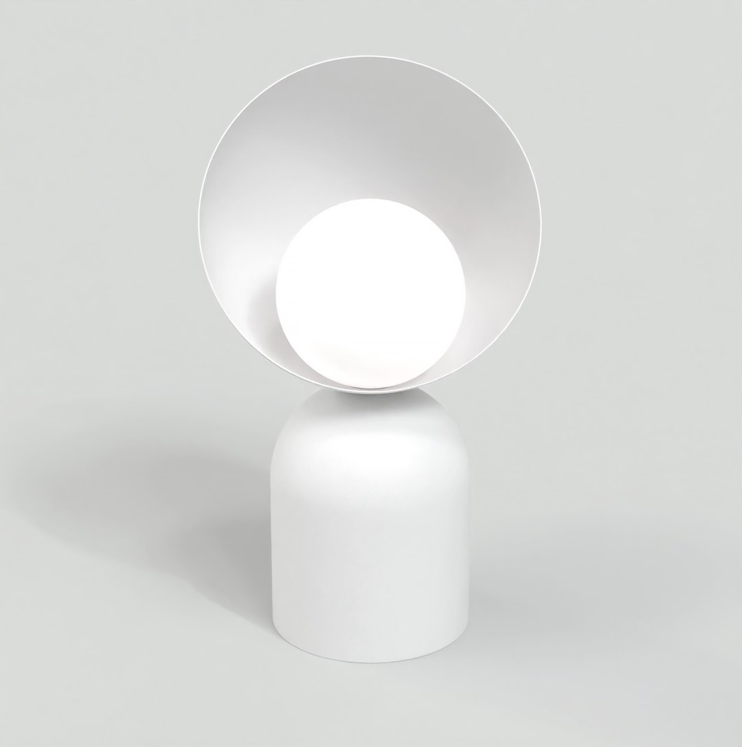 Stolová lampa Boto LN1 v bielej farbe – moderný dizajn do interiéru