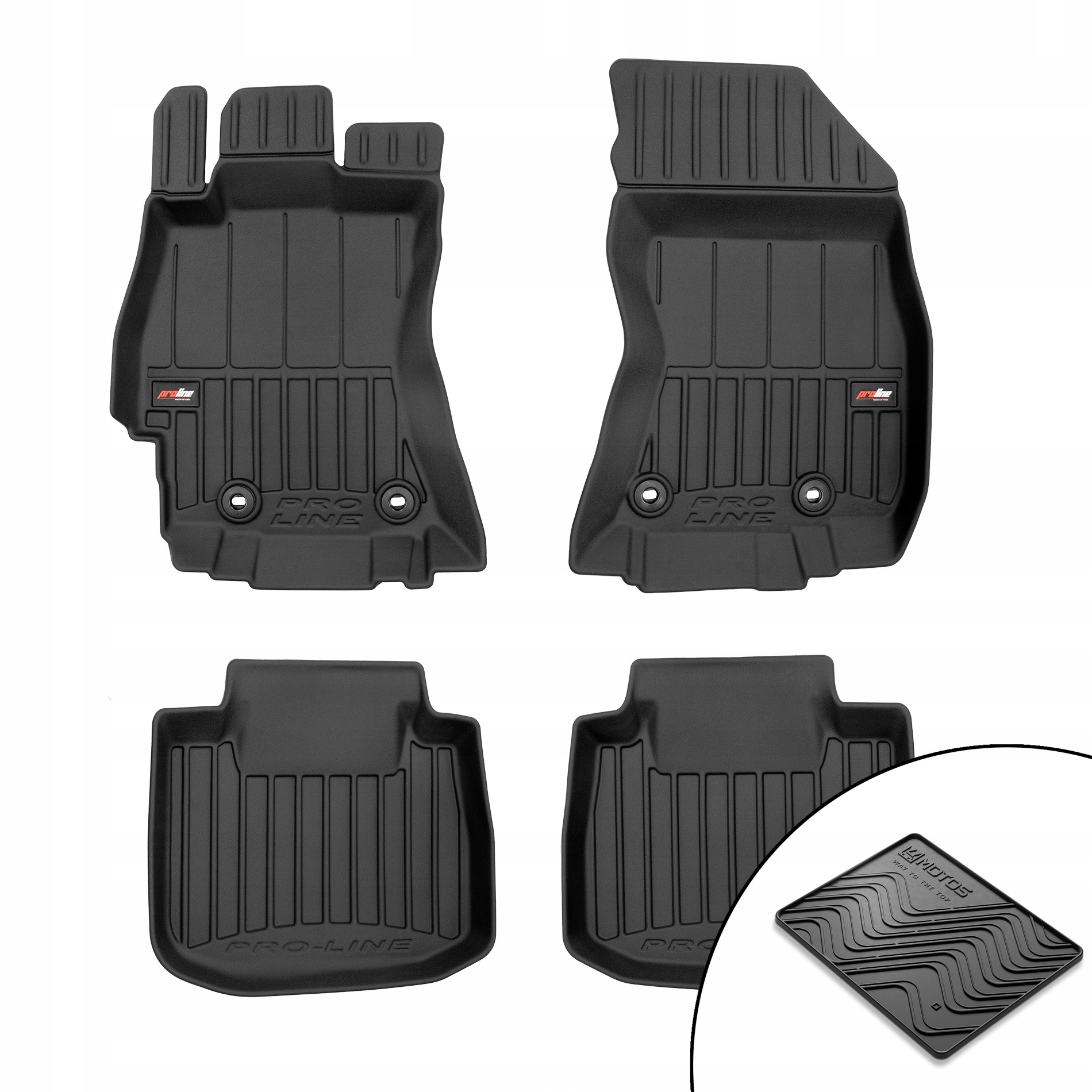 3D gumové koberce Subaru Outback V 2014-2019 podložka bonus