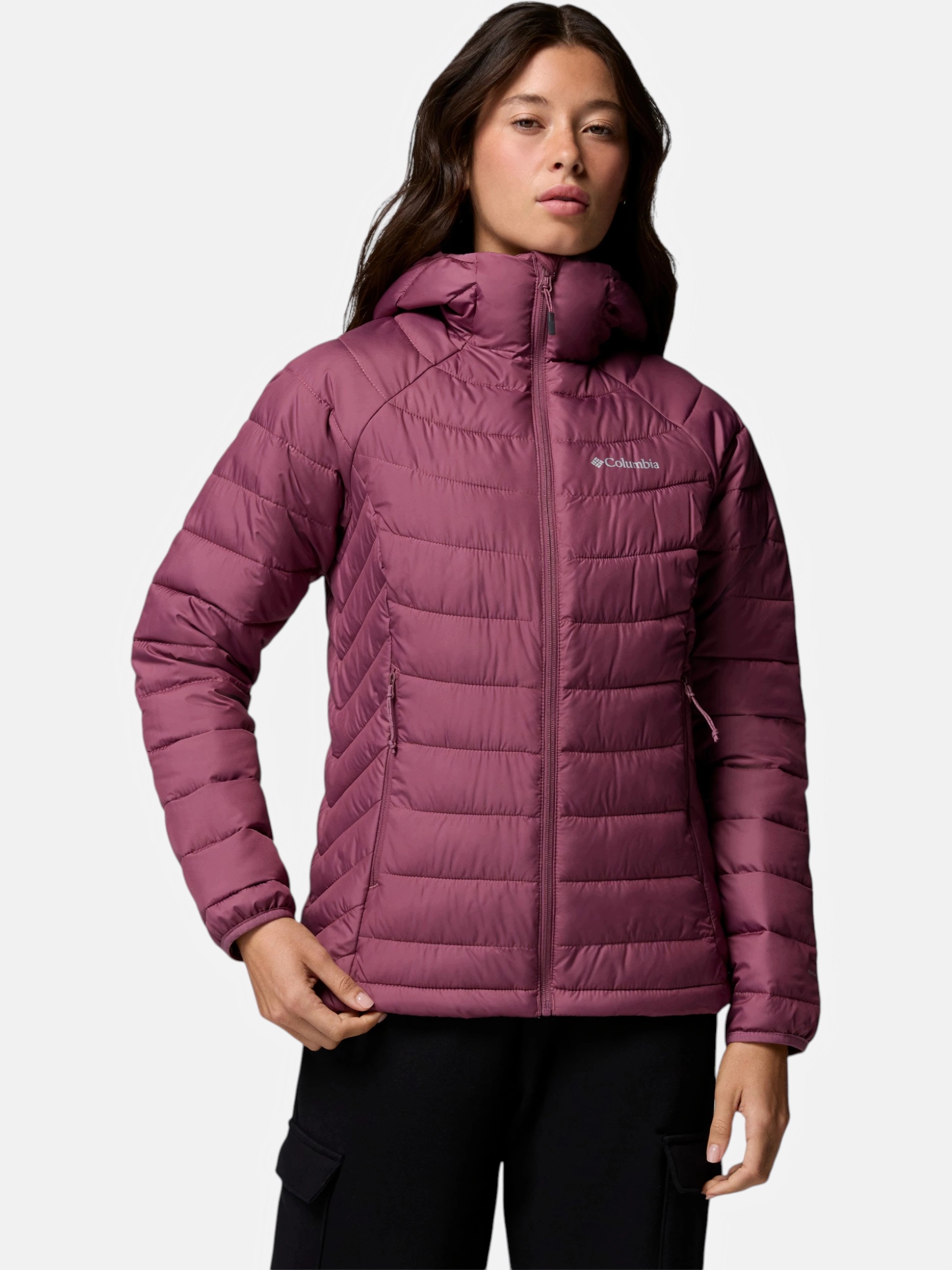 Columbia Damska Kurtka Zimowa Powder Lite II Hooded