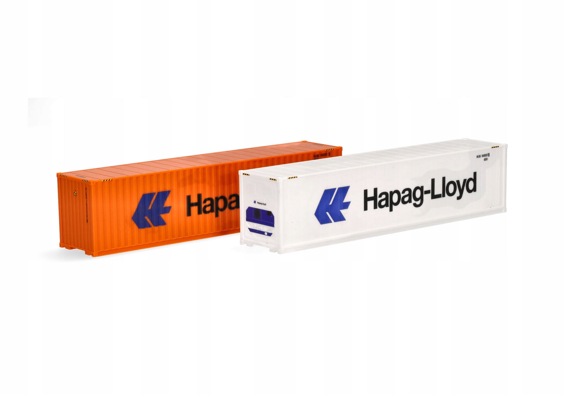 Herpa 076449-006, Sada kontejnerů 2x40 stop 'Hapag-Lloyd', Měřítko: 1:87