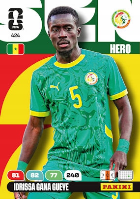 Panini Fifa World Cup 2026 424 Idrissa Gana Gueye Senegal