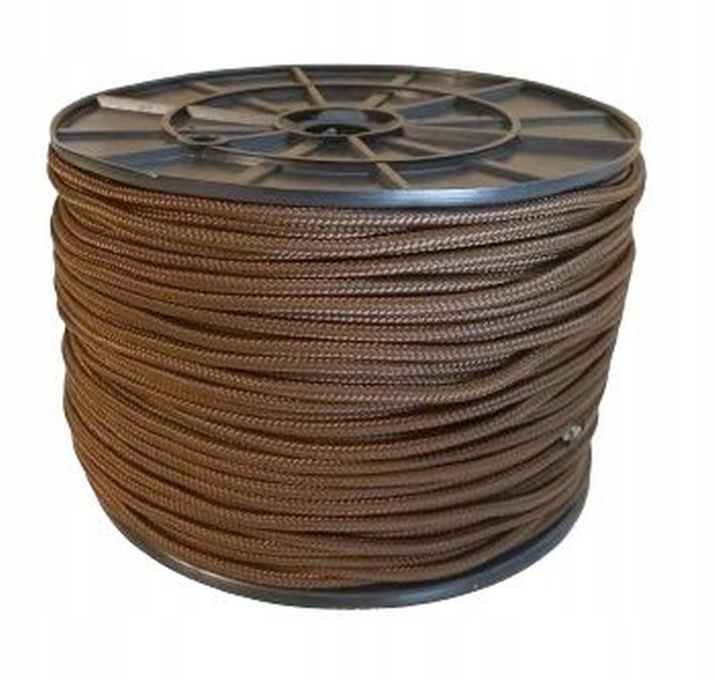 

Linka/Sznurek do rolety zewnętrznej brązowy 4,5 mm