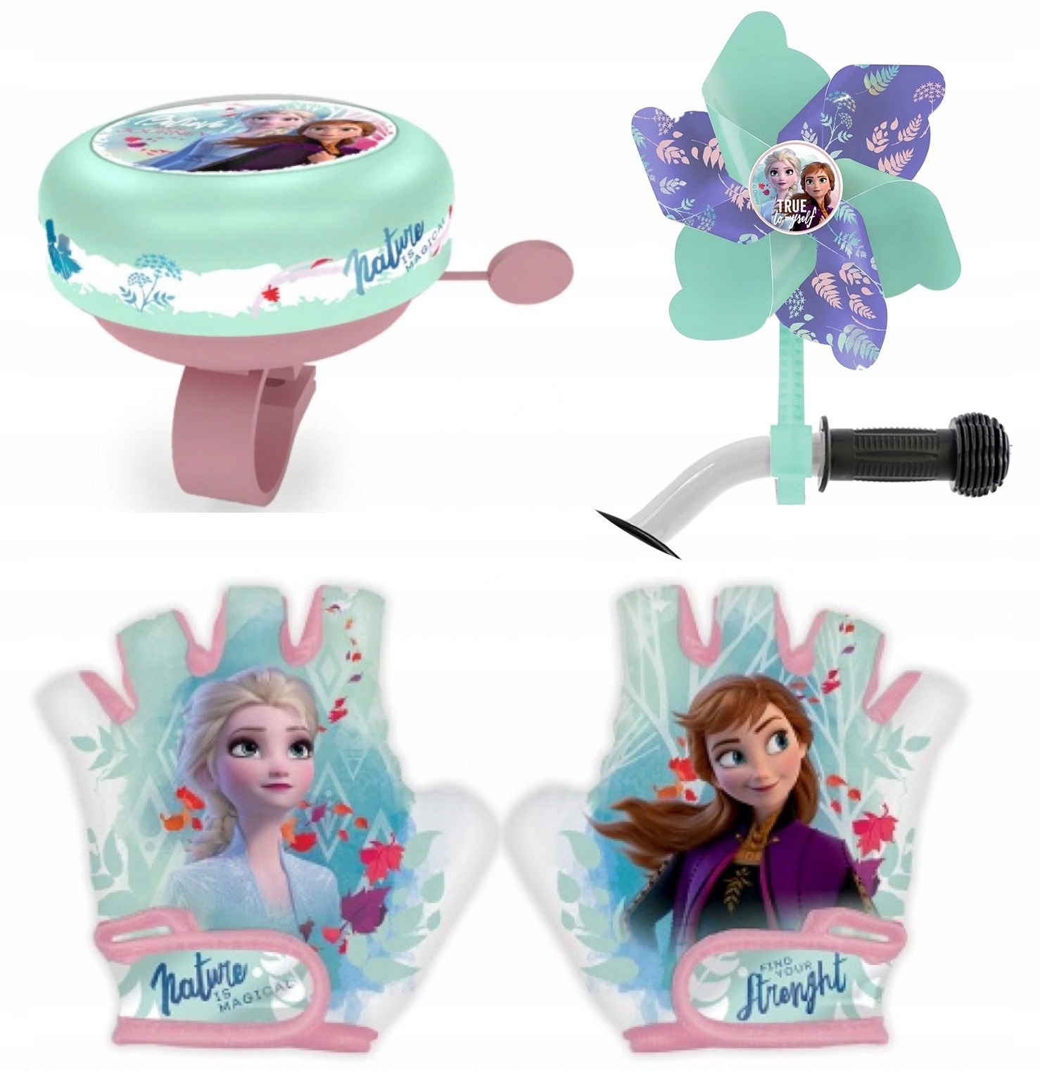 

Rękawiczki Rowerowe Dzwonek Wiatraczek Kraina Lodu