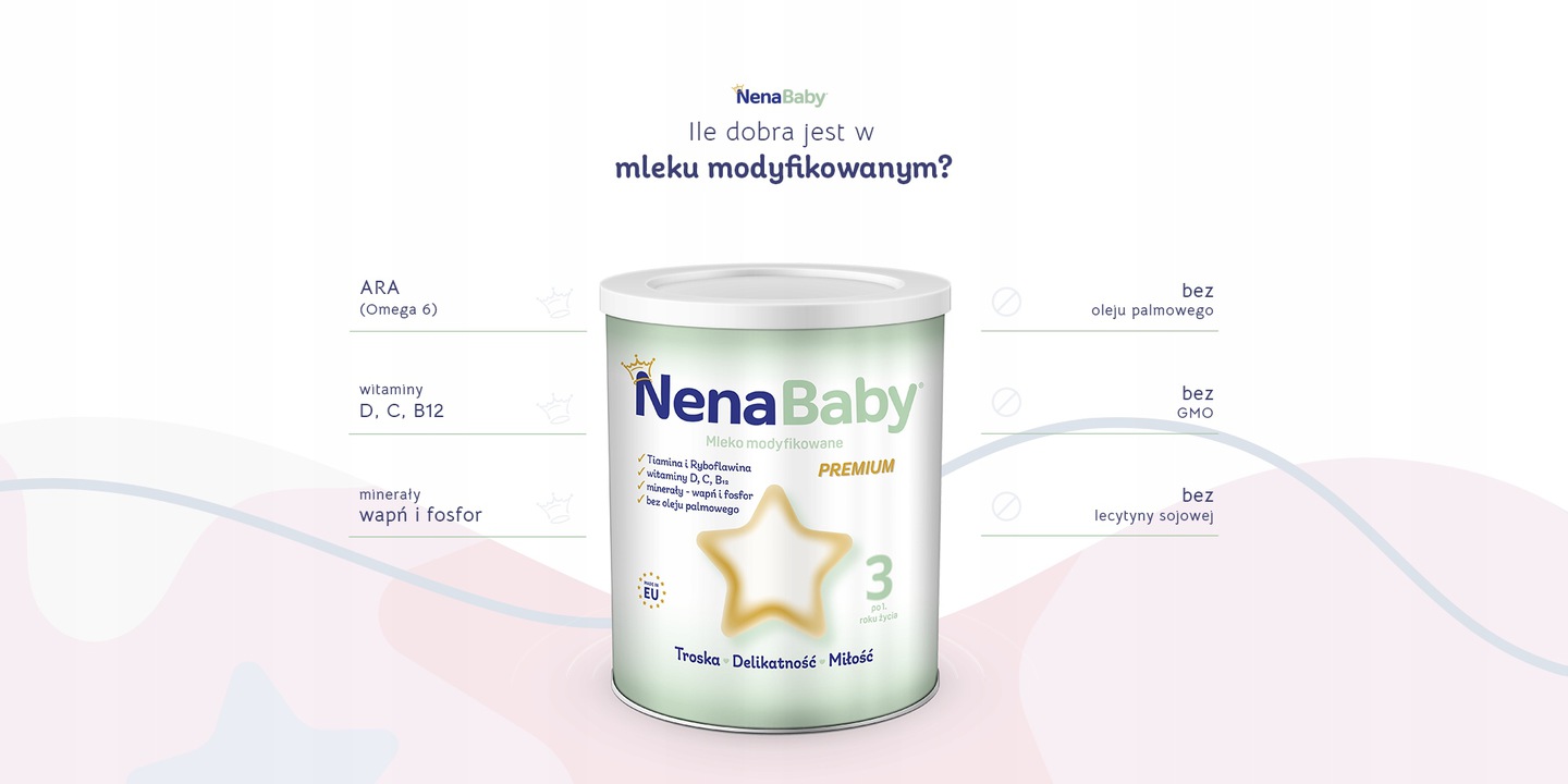 NenaBaby 3 Mleko Modyfikowane 24 x 400g Stan opakowania oryginalne