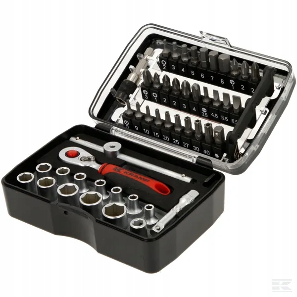 Sada nástrčných klíčů Mini 1/4” 45 ks.