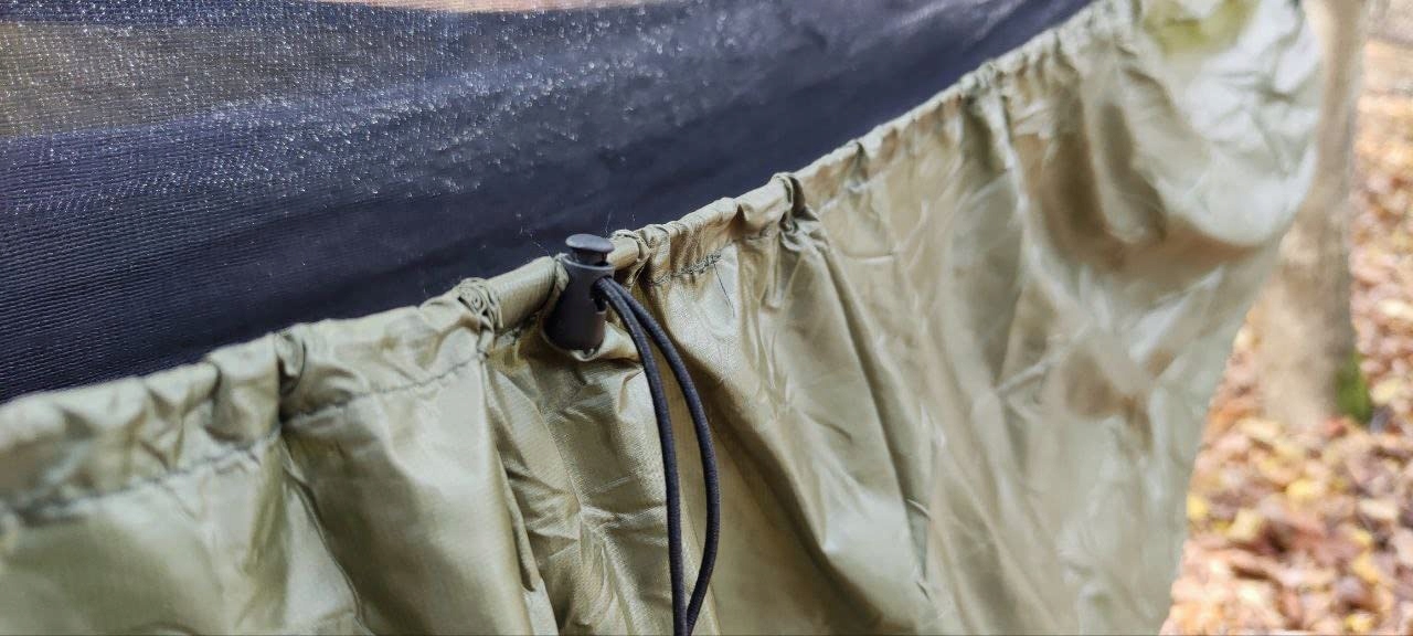 Osłona Hamaka Lekka Wiatroszczelna Wodoodporna Oddychająca OUTDOOR NINJA — miniatura 6