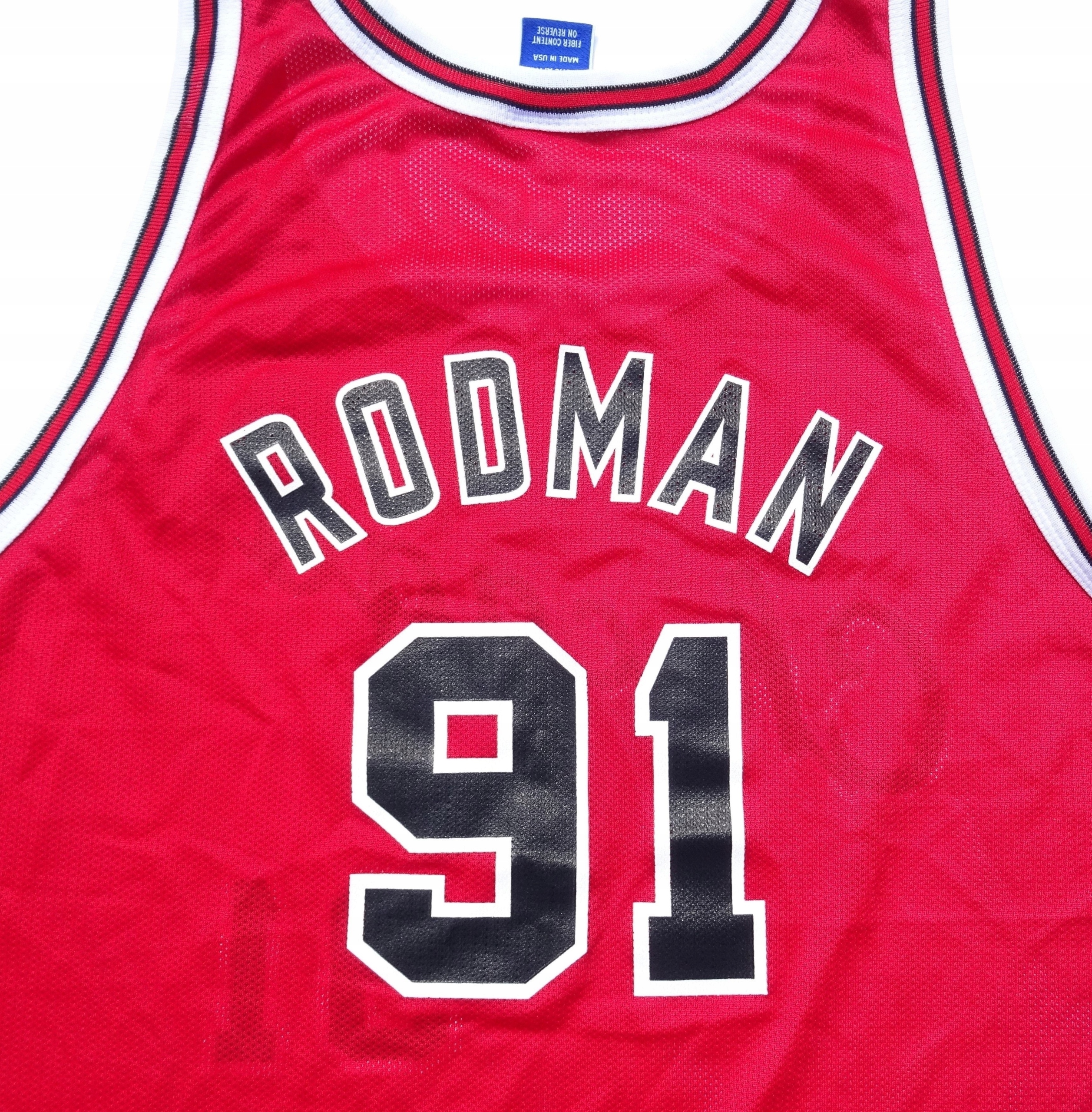 NBA CHICAGO BULLS DENNIS RODMAN KOSZULKA MISTRZÓW Rękaw bez rękawów