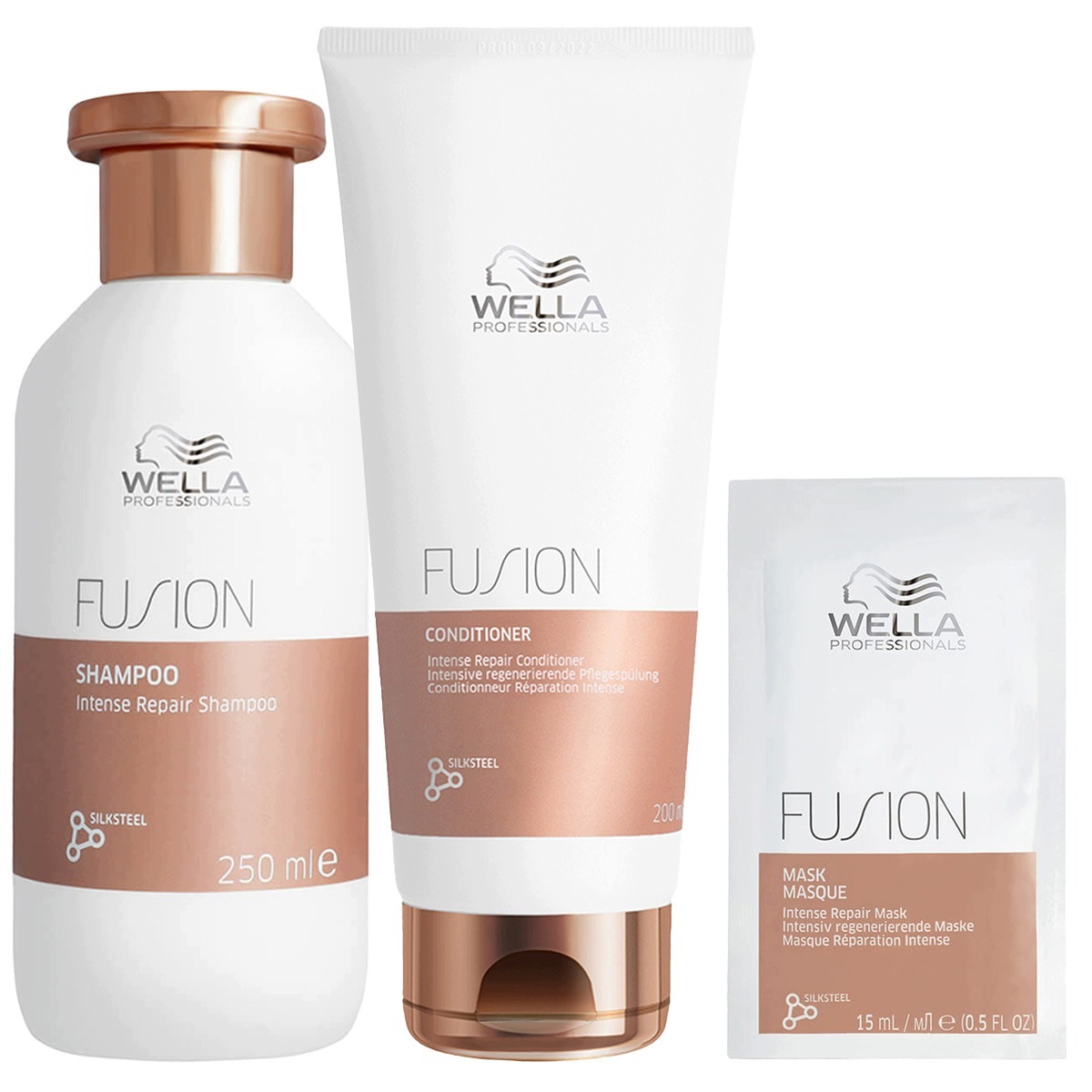 Wella Fusion szampon odżywka zestaw regenerujący włosy zniszczone