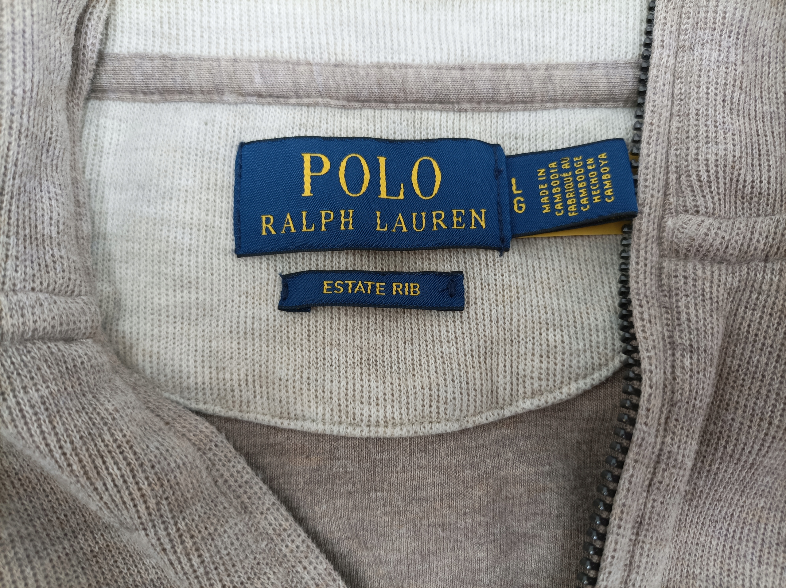POLO RALPH LAUREN, sweter męski rozpinany, r. L Rozmiar L