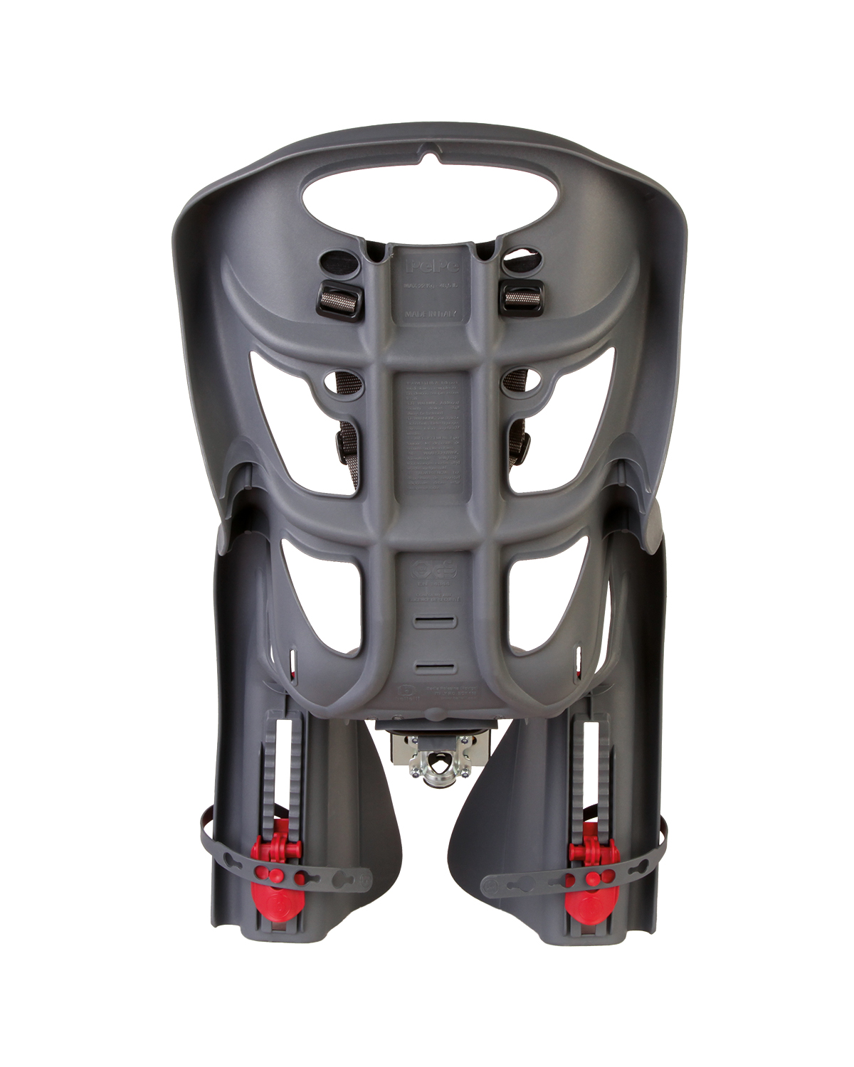 BELLELLI PEPE FOTELIK ROWEROWY MONTOWANY NA RAMĘ BEZPIECZNY Obciążenie maksymalne 22 kg