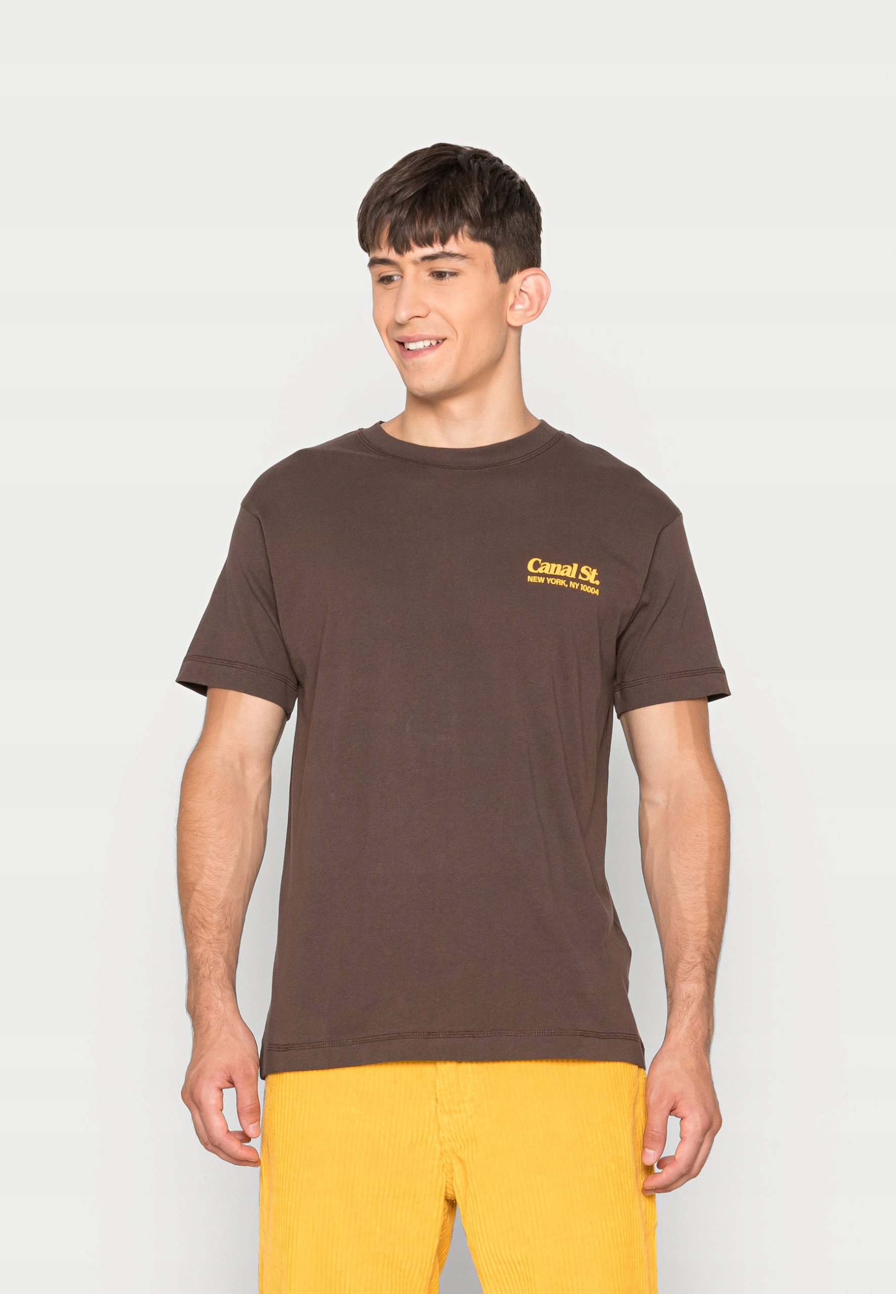 Sweter bawełniany basic Selected Homme L Dekolt okrągły