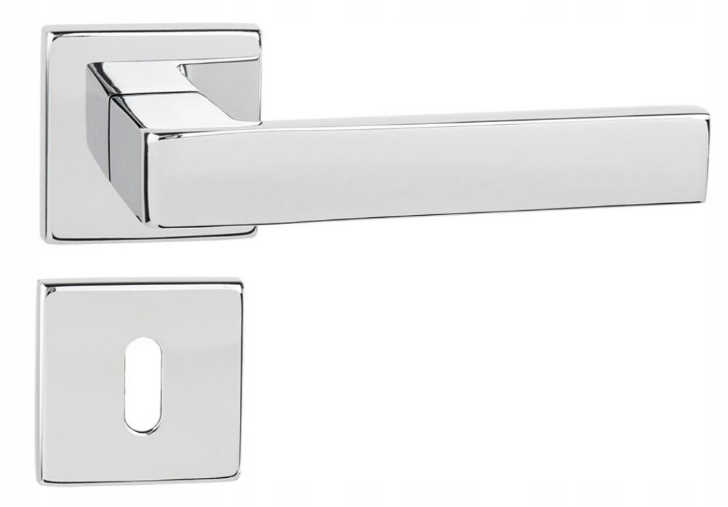 italská klika Spigola Qr Sl chrom rozety Wk