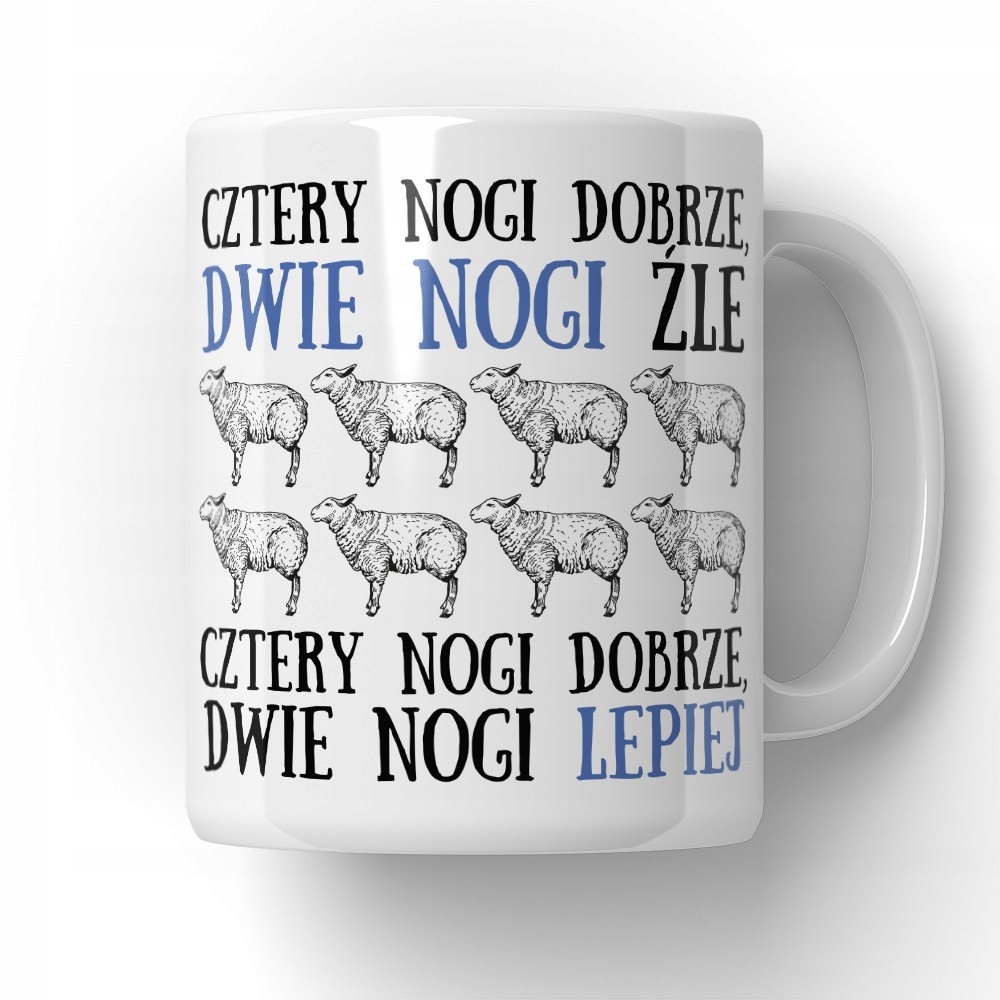 

Kubek Folwark Zwierzęcy Owce Orwell