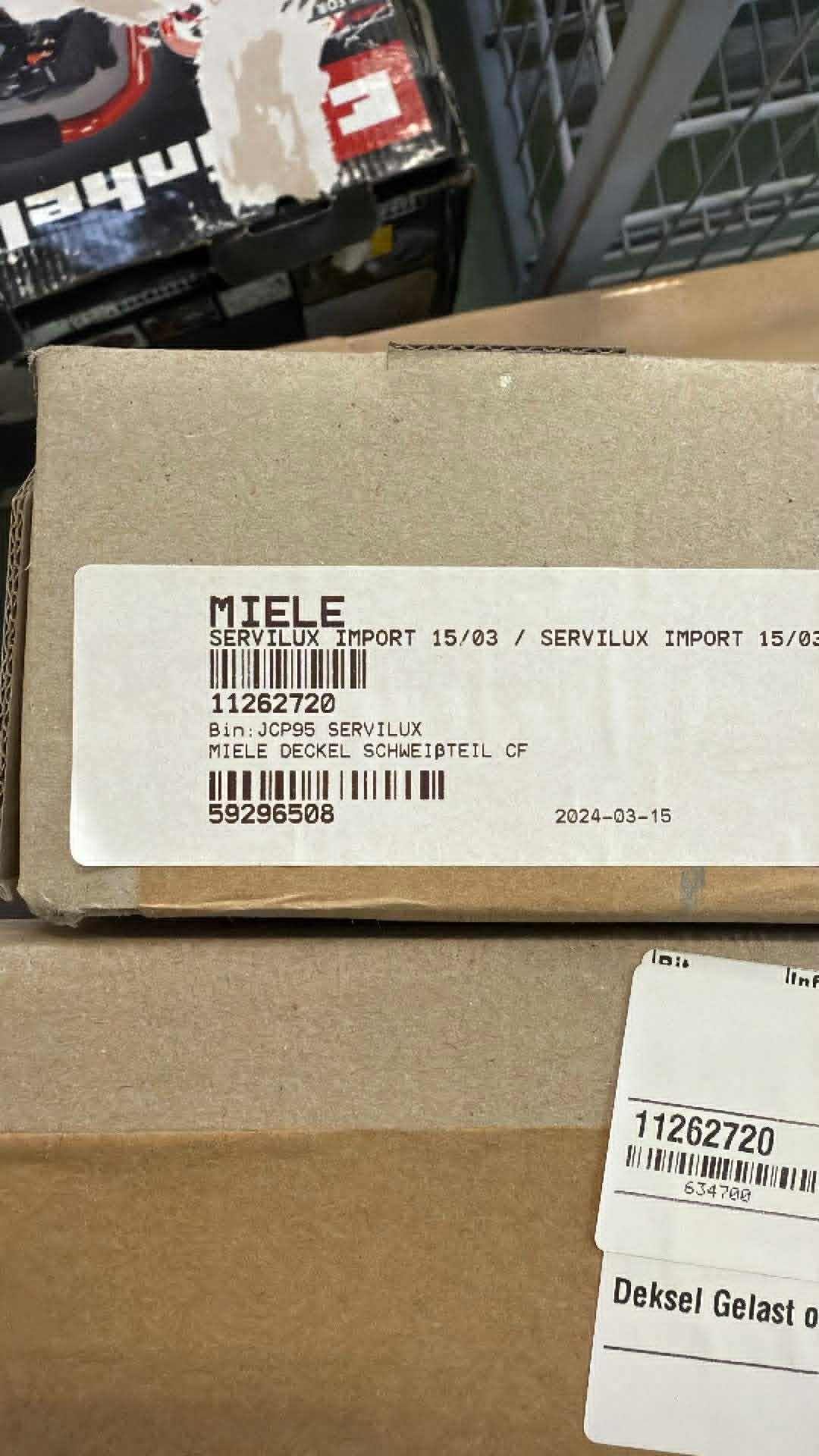 Miele rozdzielacz wody, część górna 12686200, 11262720