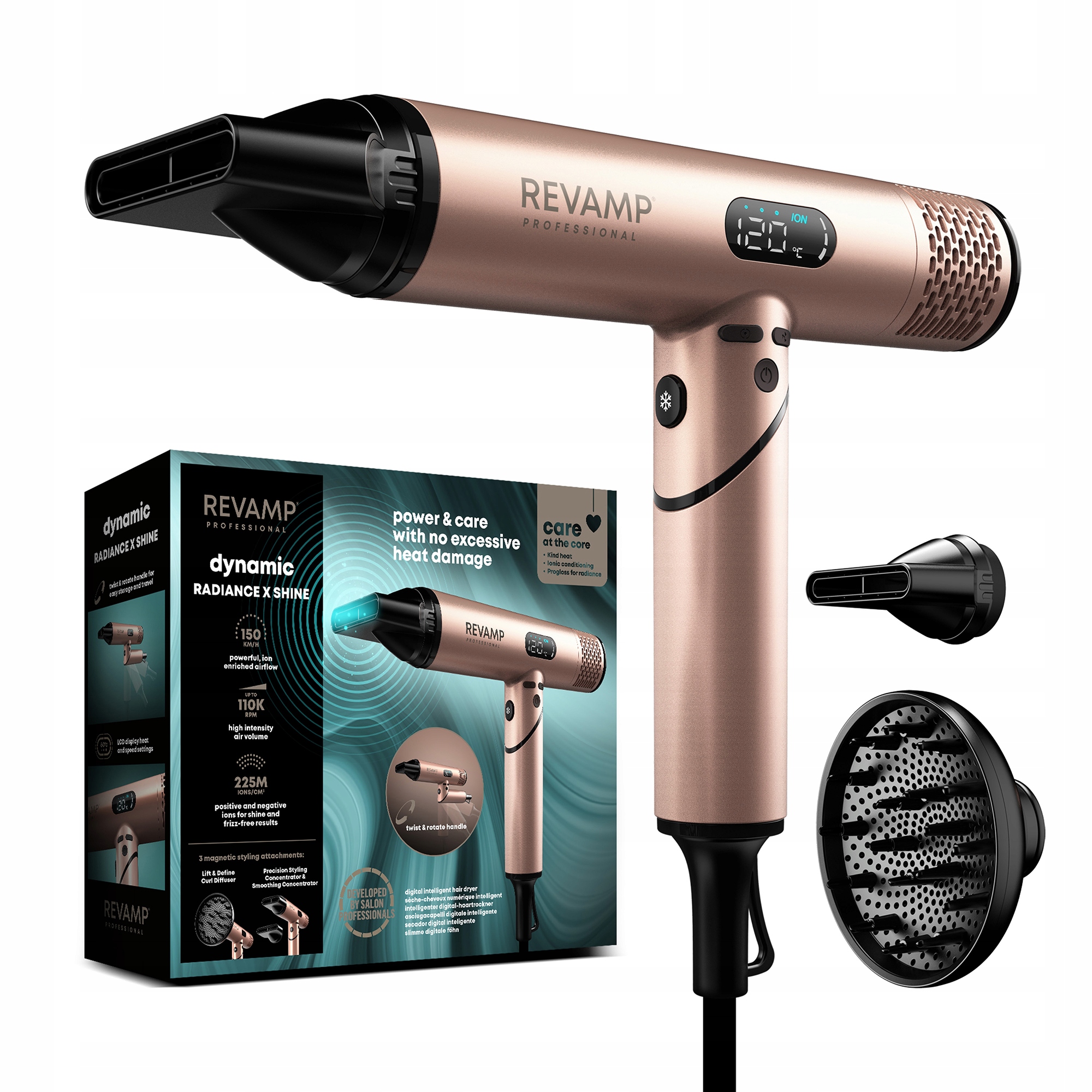 Sušička Revamp Dynamic Radiance X-Shine Ionic Magnetic DR-6400