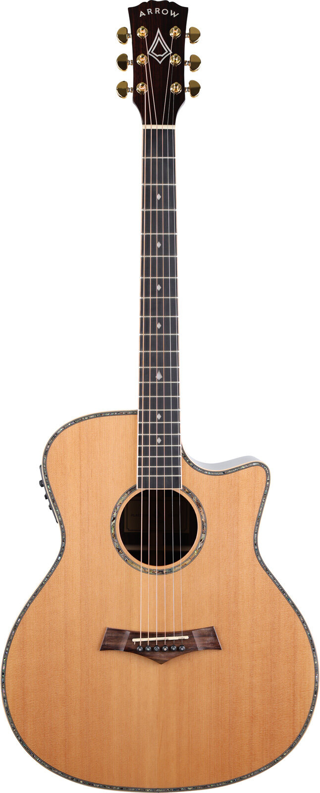 E-akustická kytara Arrow Platinum A Ce Sit/rw